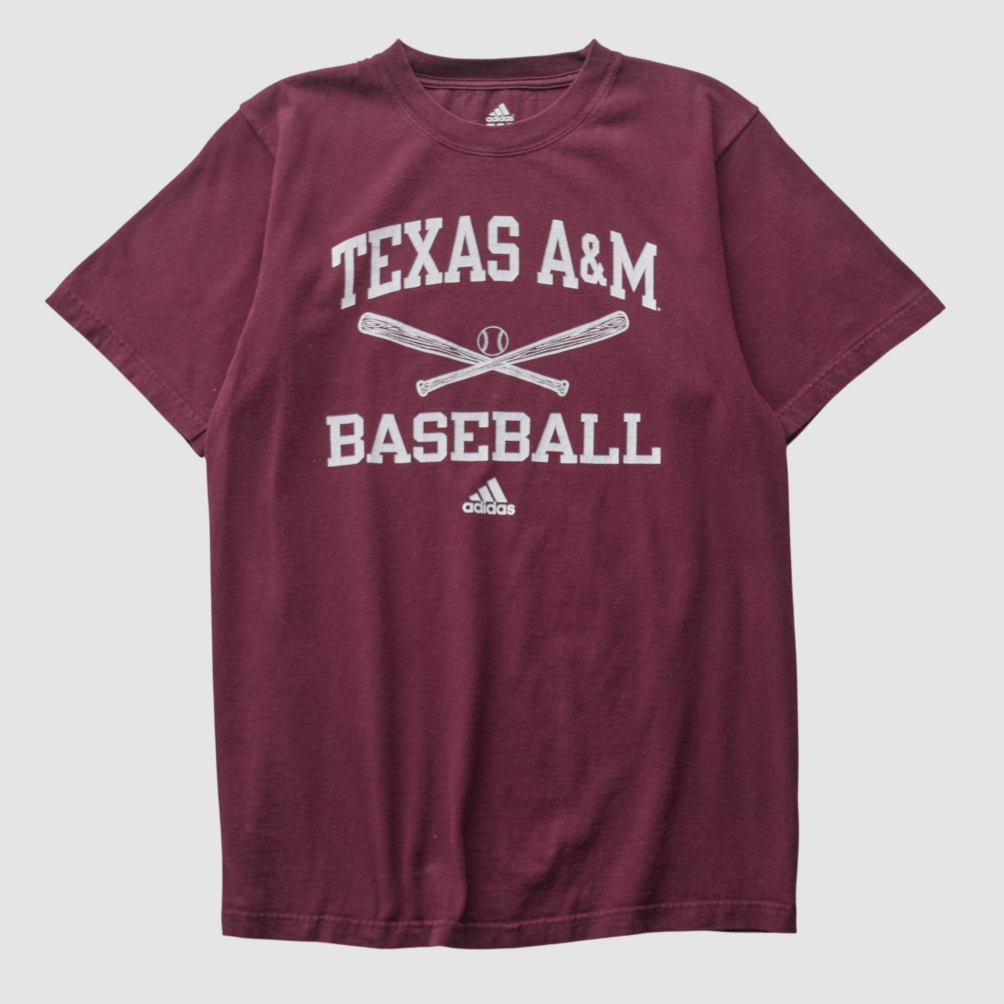 Texas A&M Aggies Adidas 2010s T-shirt - Maroon - S