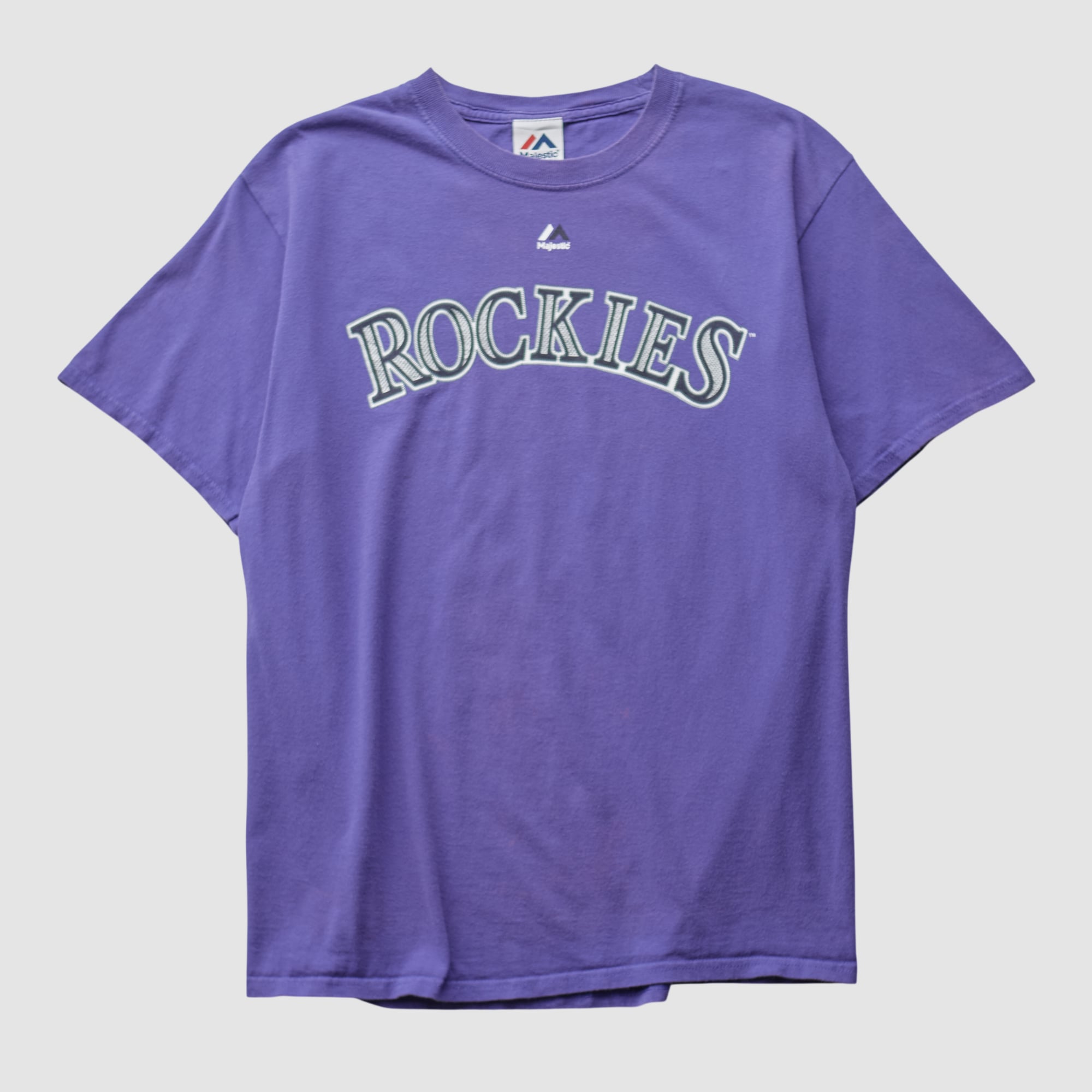 Colorado Rockies Majestic 2010s T-shirt - Purple - S