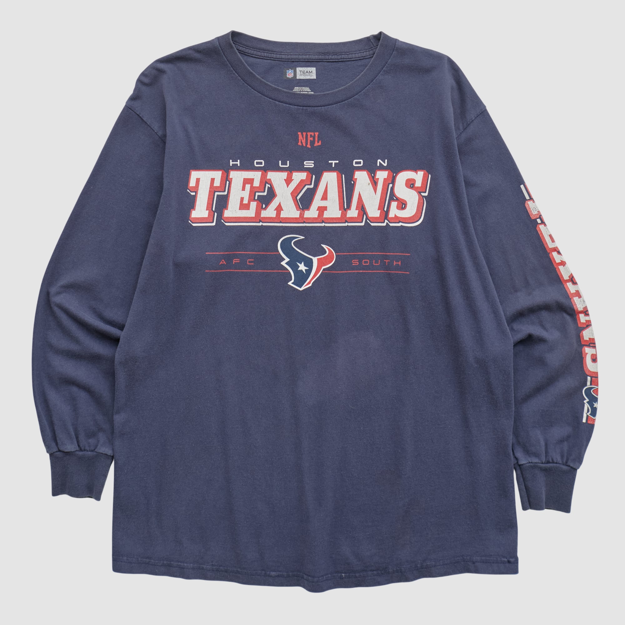 Houston Texans NFL 2010s Long Sleeve T-shirt - Navy - L