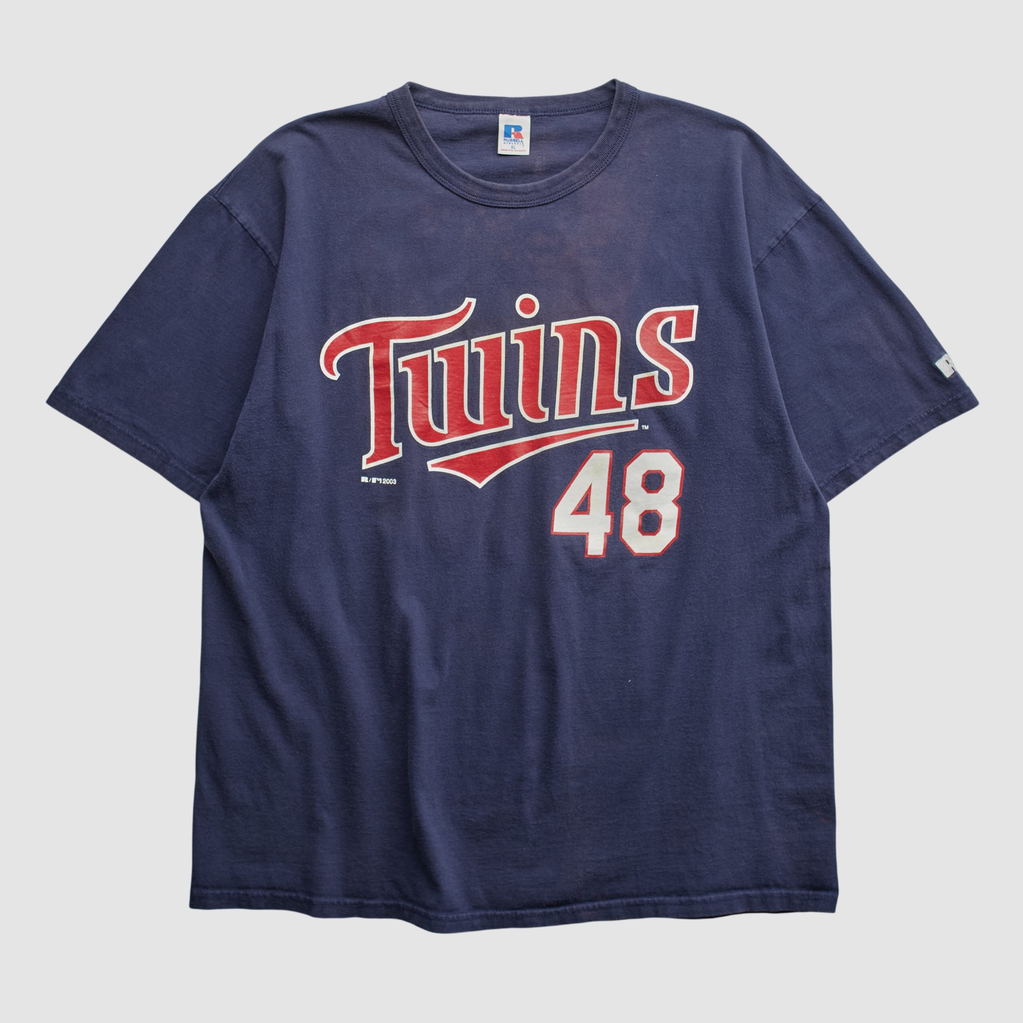Minnesota Twins Russell 2003 T-shirt - Navy - L