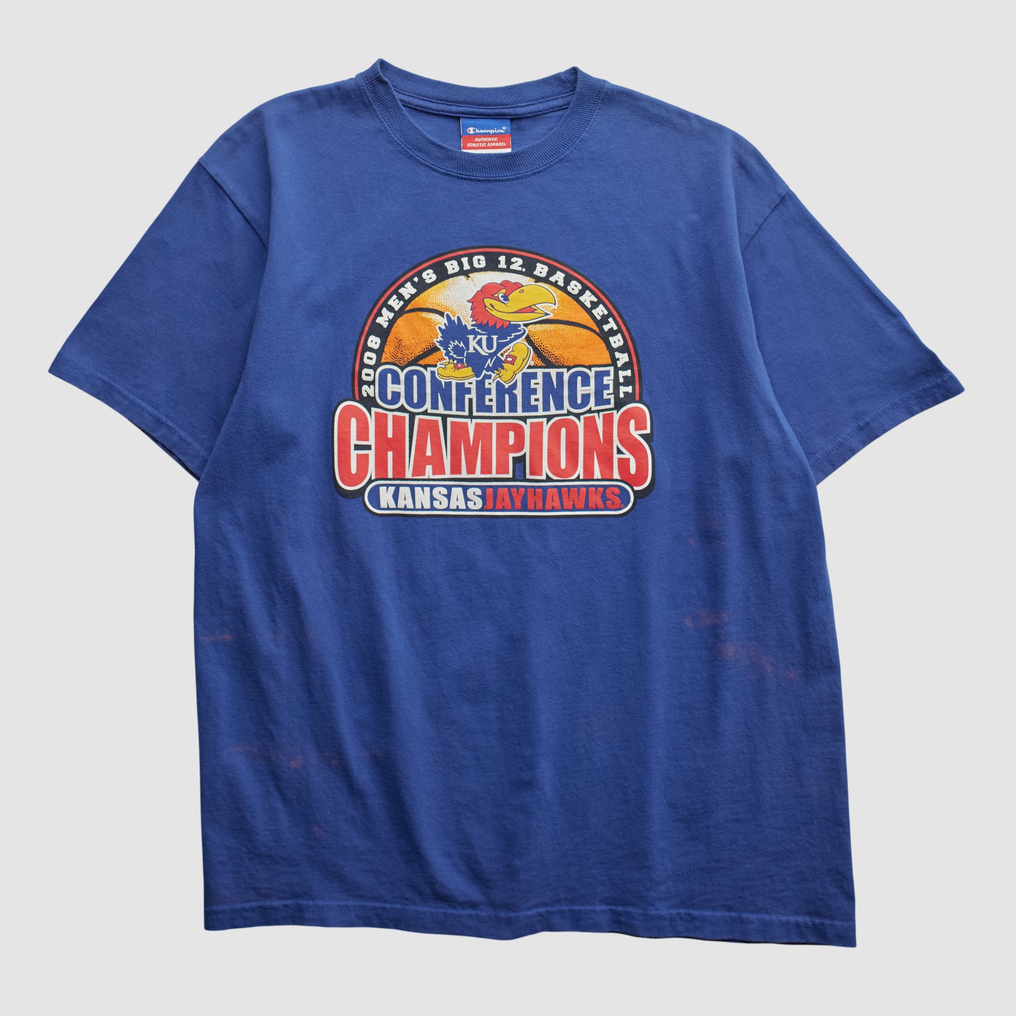 Kansas Jayhawks Champion 2008 T-shirt - Blue - S