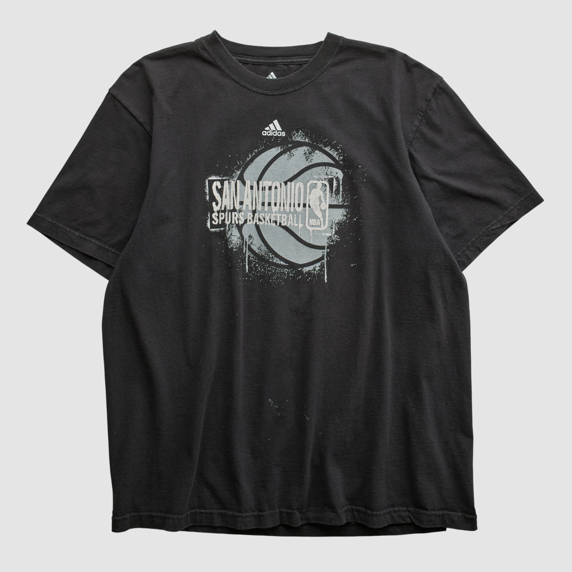 San Antonio Spurs Adidas 2010s T-shirt - Black - XL