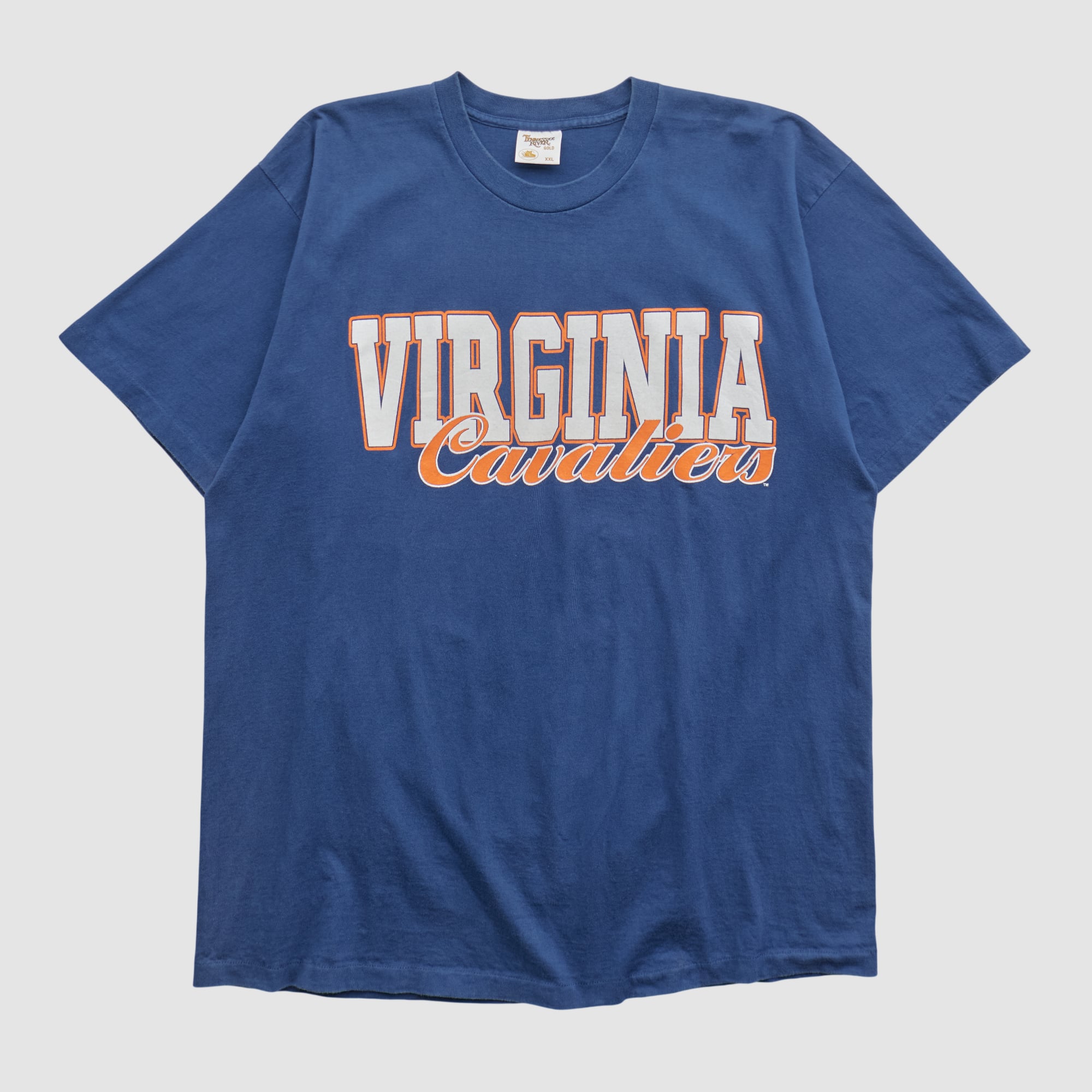 Virginia Cavaliers Tennessee River 90s T-shirt - Blue - 2XL