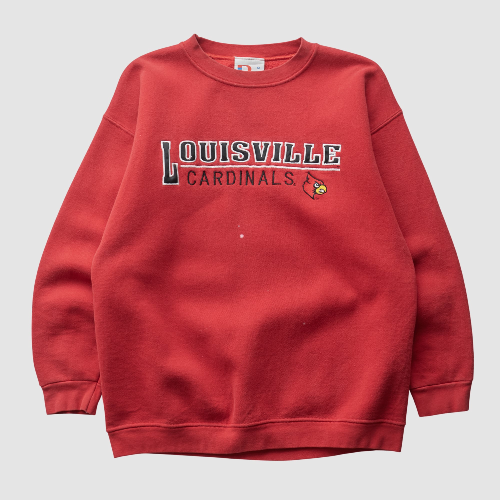 Louisville Cardinals Dodger 2000s Pullover Sweatshirt - Red - M