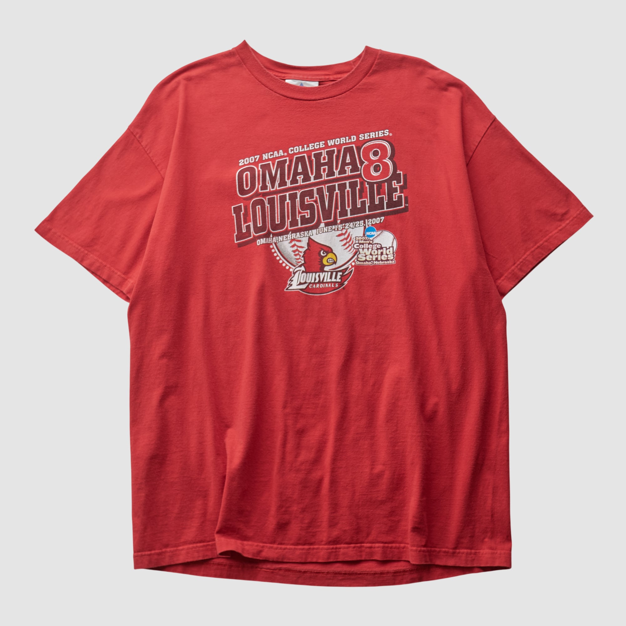 Louisville Cardinals Tri-Lake 2007 T-shirt - Red - XL