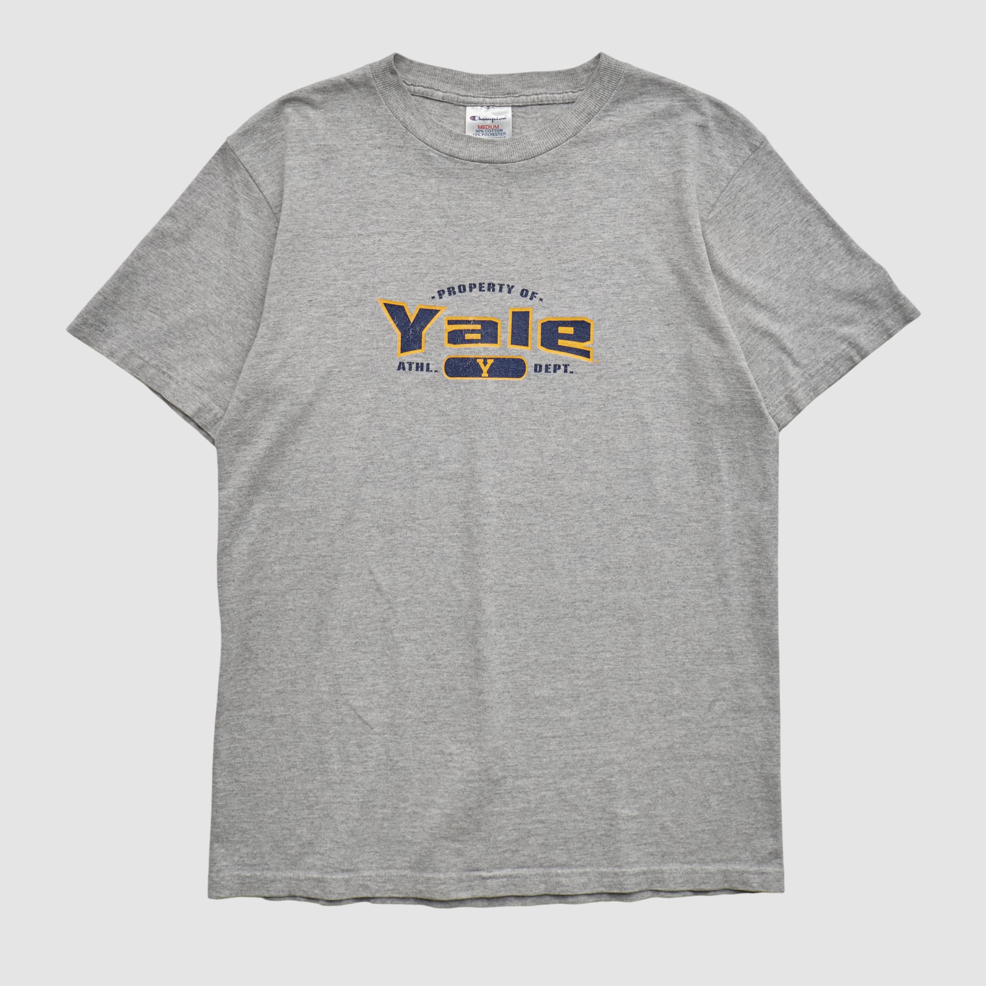 Yale Bulldogs Champion 2000s T-shirt - Heather Gray - M