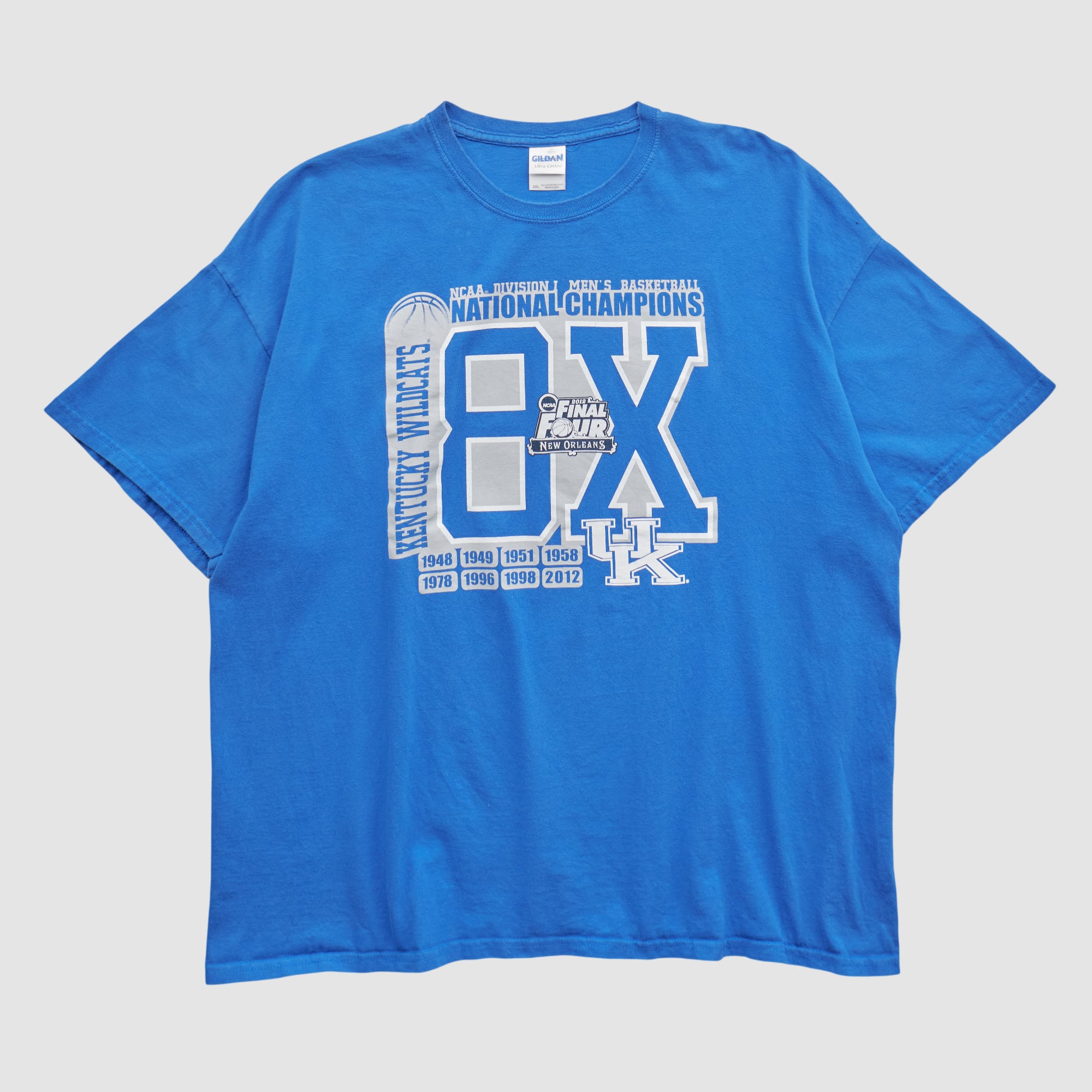 Kentucky Wildcats Gildan 2012 T-shirt - Blue - 2XL