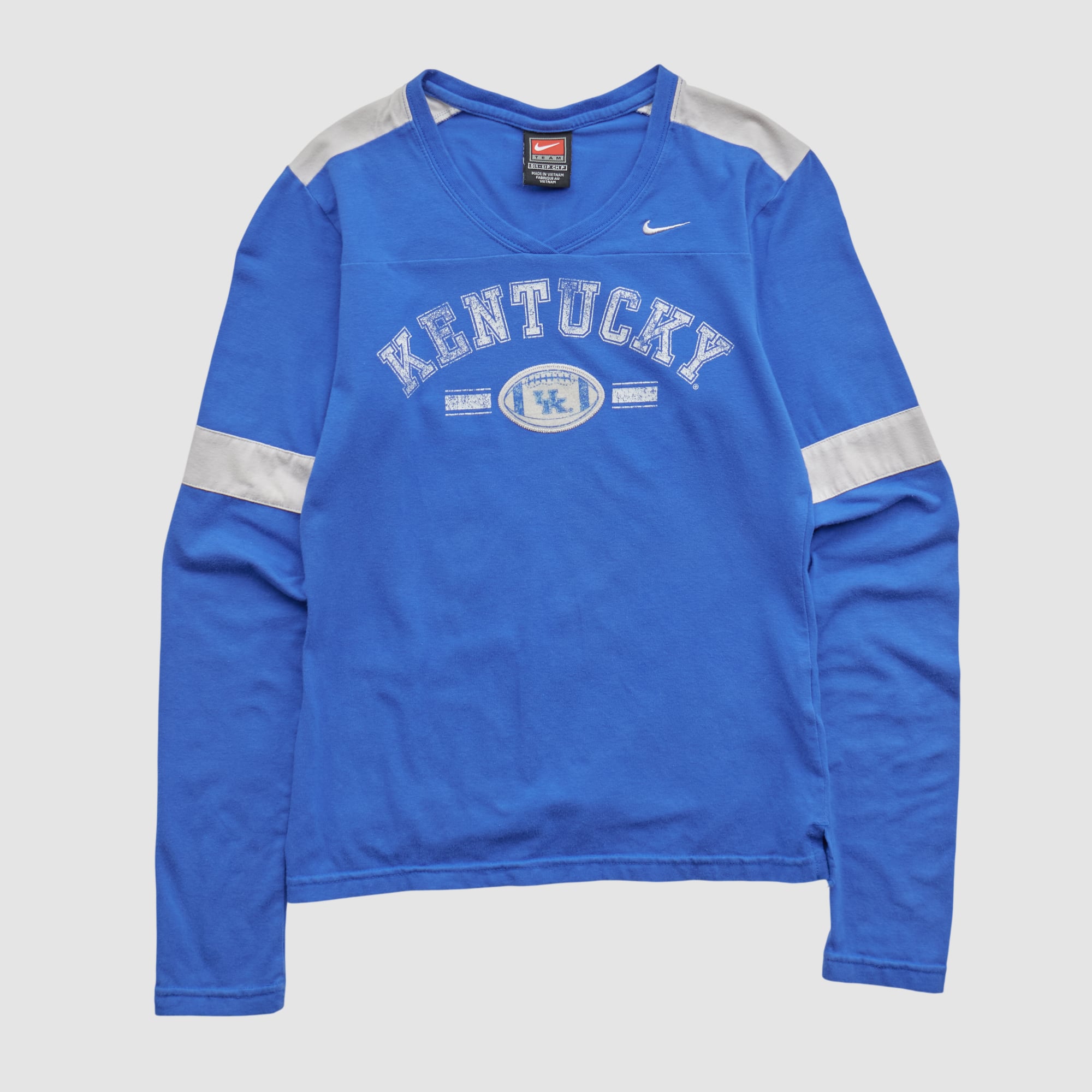Kentucky Wildcats Nike 2000s Long Sleeve T-shirt - Blue - XS