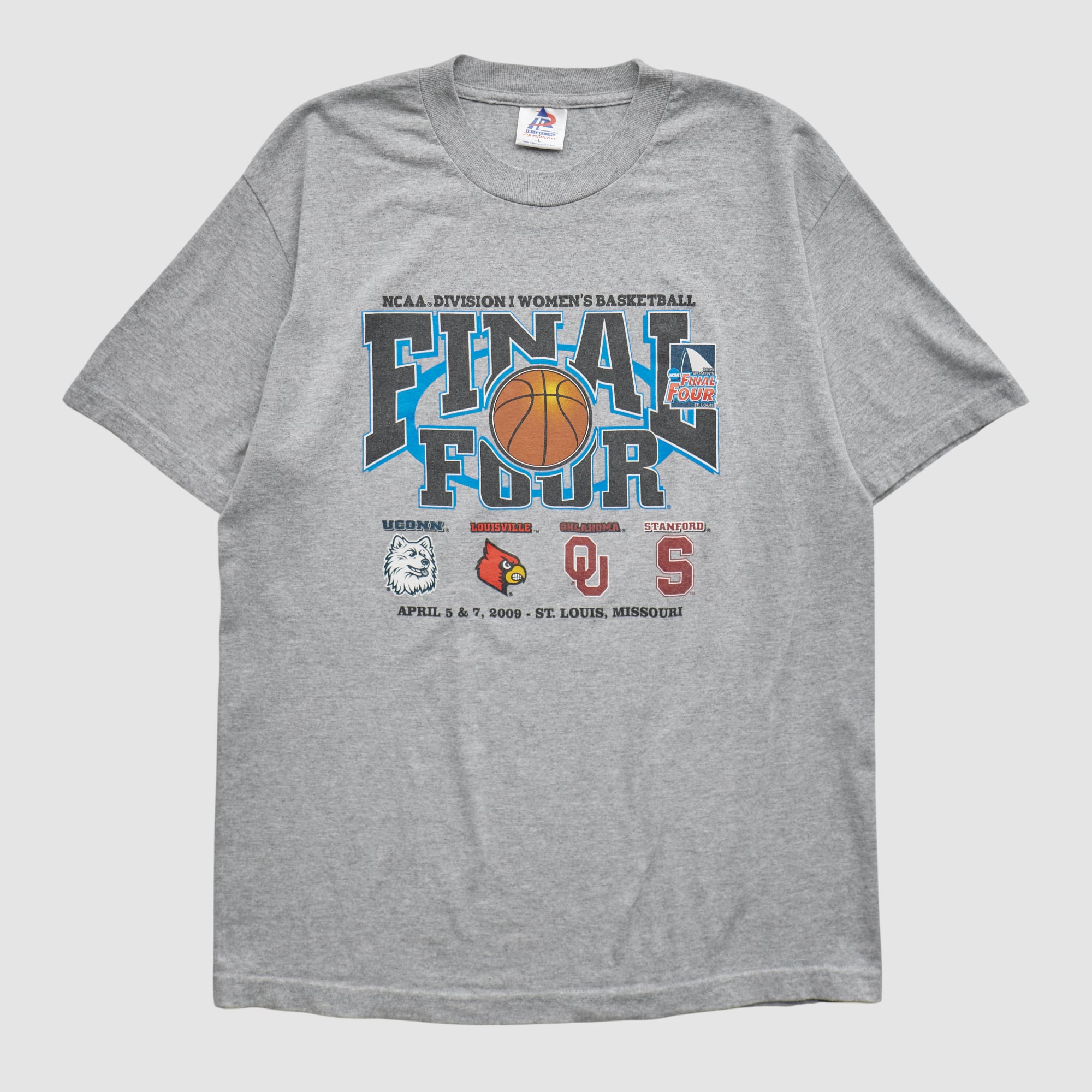 Final Four Tri-Lake 2009 T-shirt - Heather Gray - L