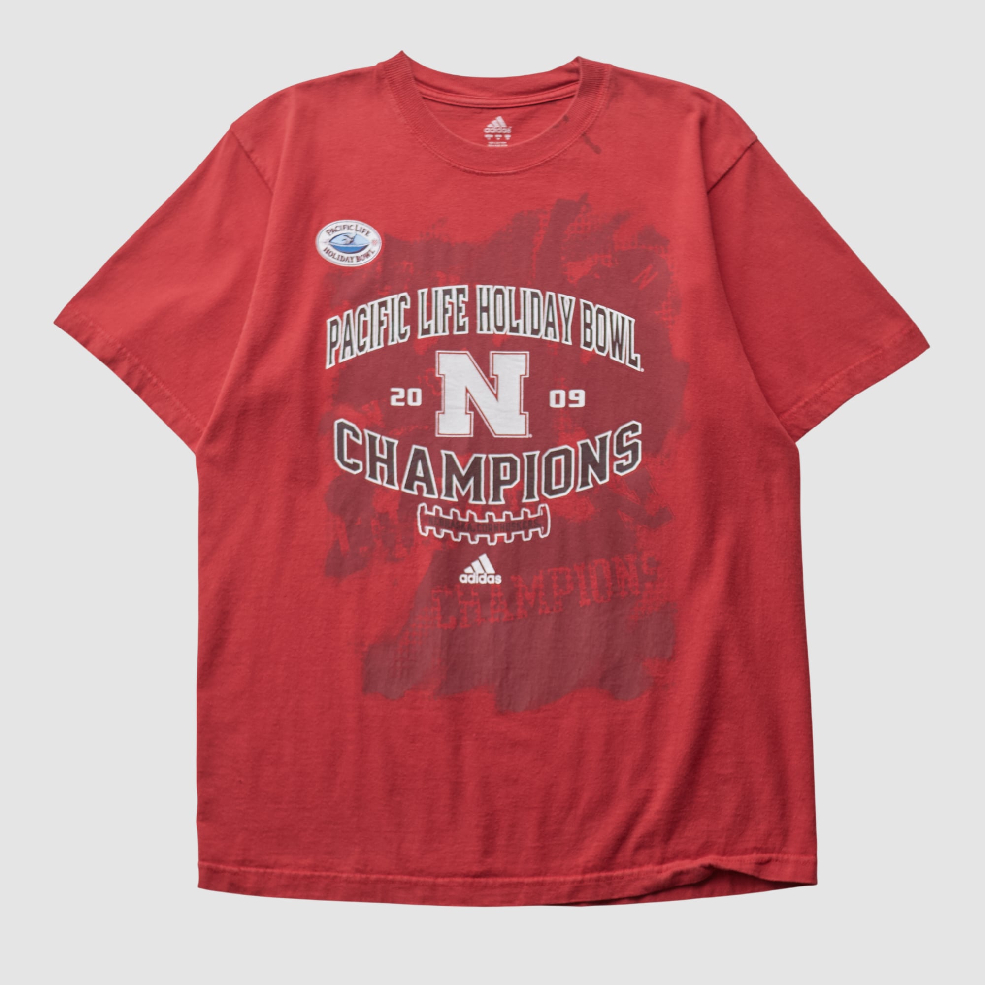 Nebraska Huskers Adidas 2009 T-shirt - Red - M