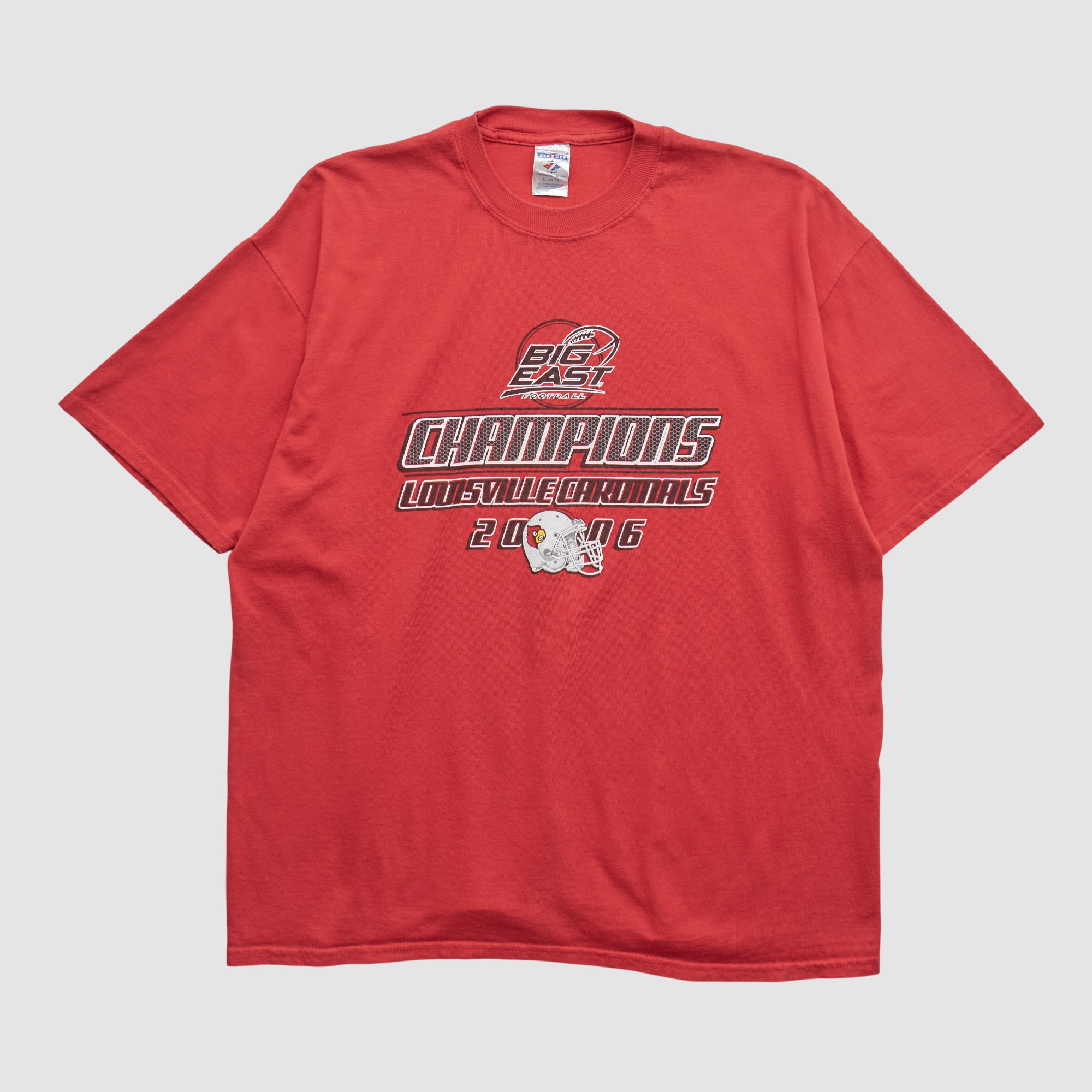Louisville Cardinals Jerzees 2006 T-shirt - Red - XL