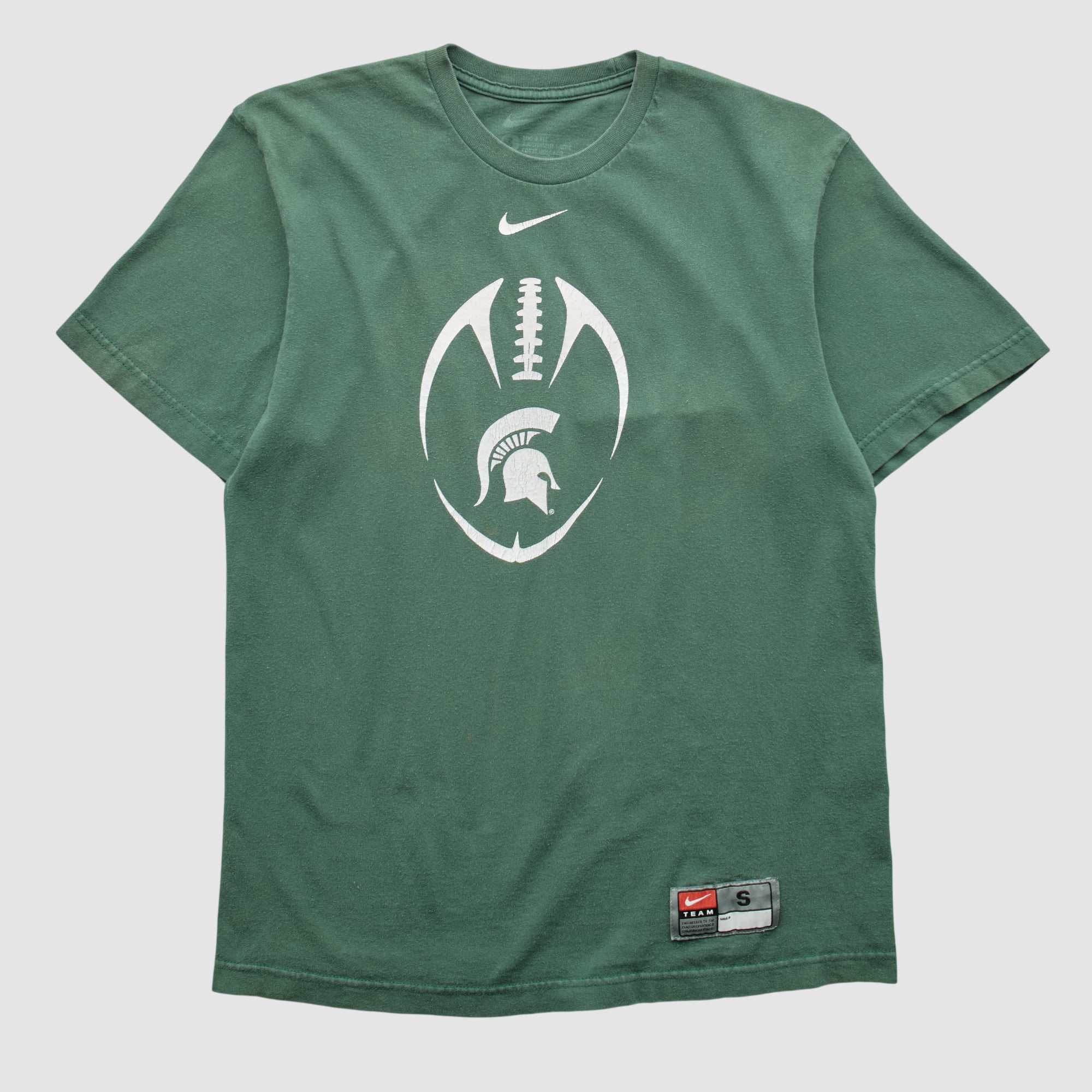 Michigan State Spartans Nike 2000s T-shirt - Green - M