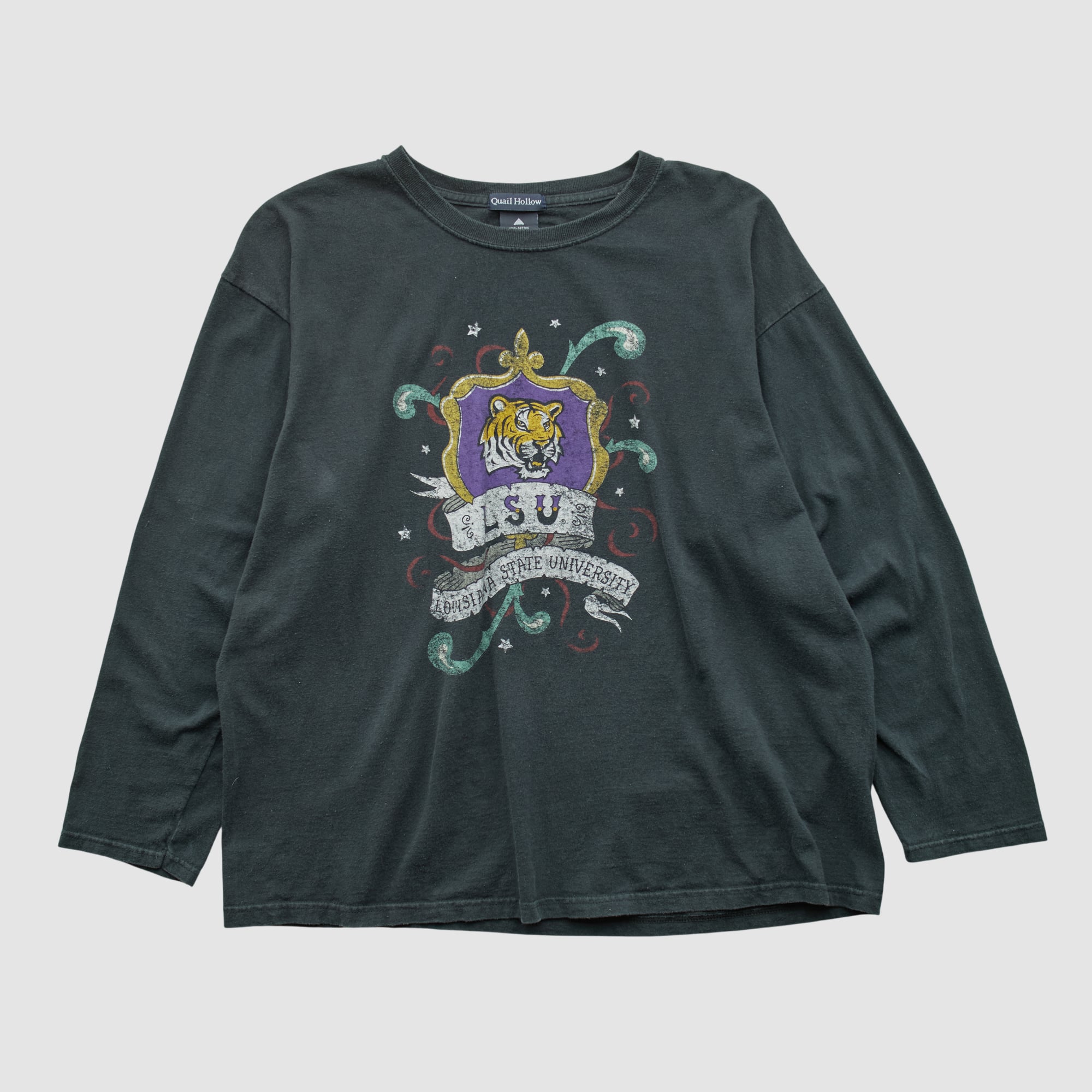 LSU Tigers Quail Hollow 2010s Long Sleeve T-shirt - Black - M