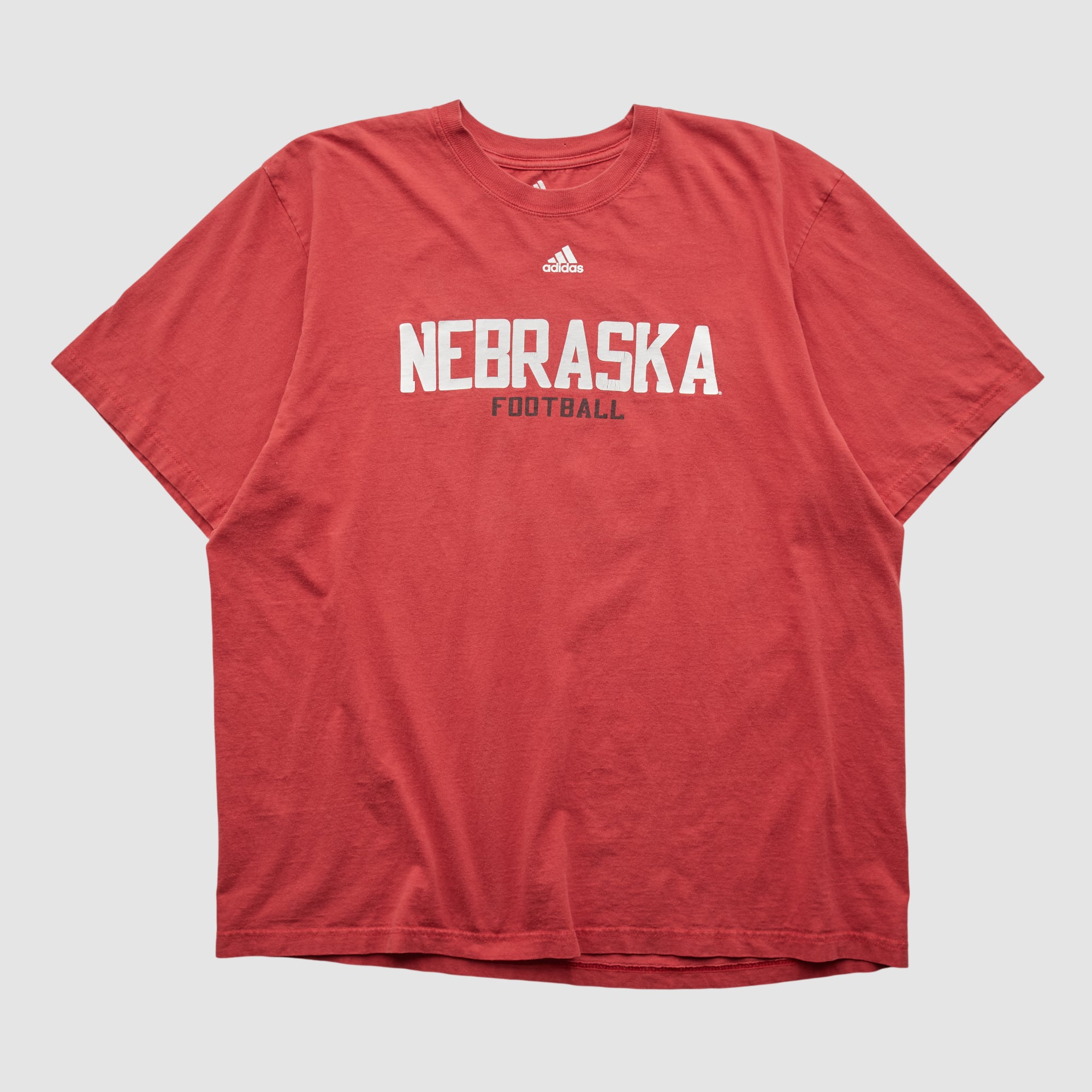 Nebraska Huskers Adidas 2010s T-shirt - Red - L