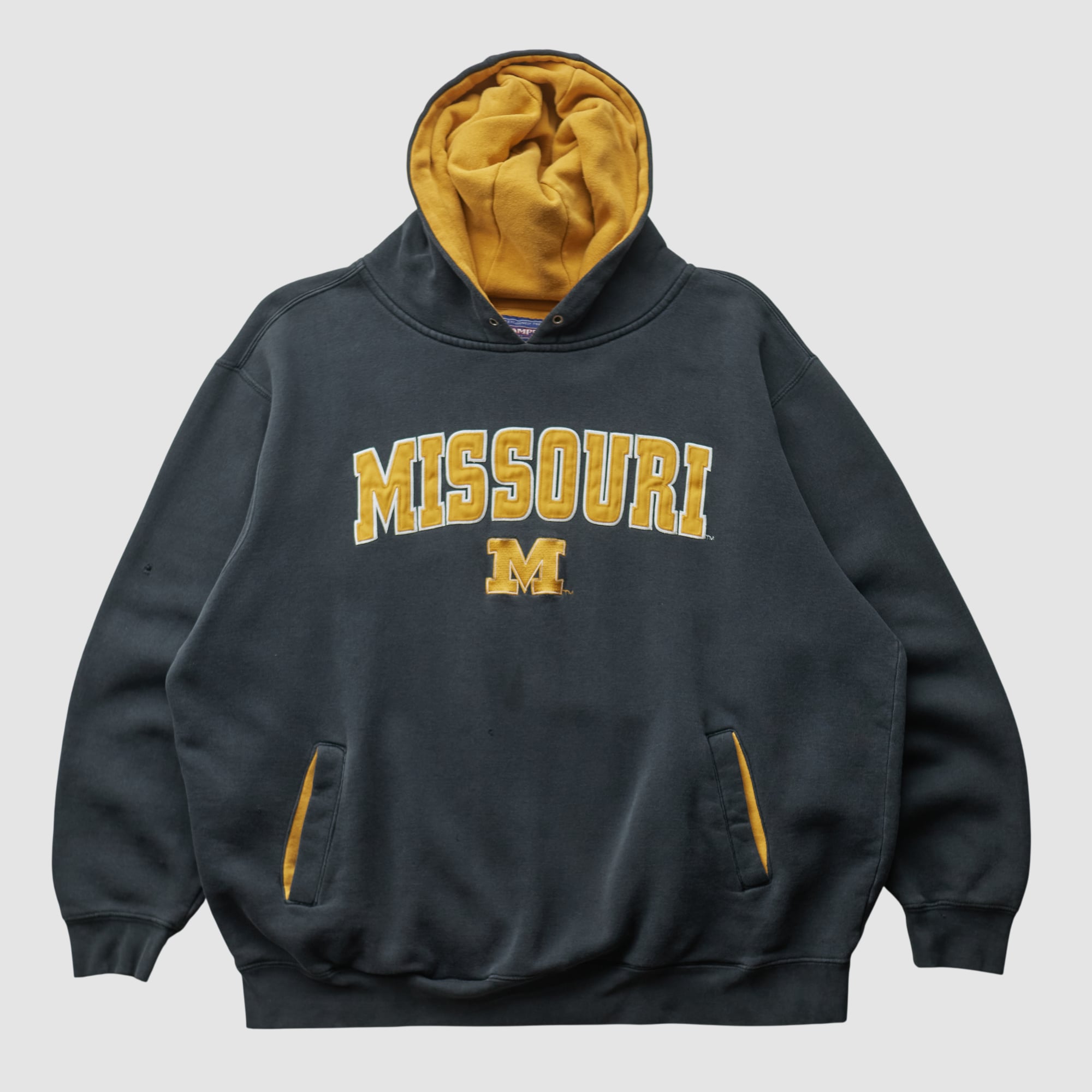 Missouri Tigers Champs 2000s Hooded Pullover Sweatshirt - Black - 2XL