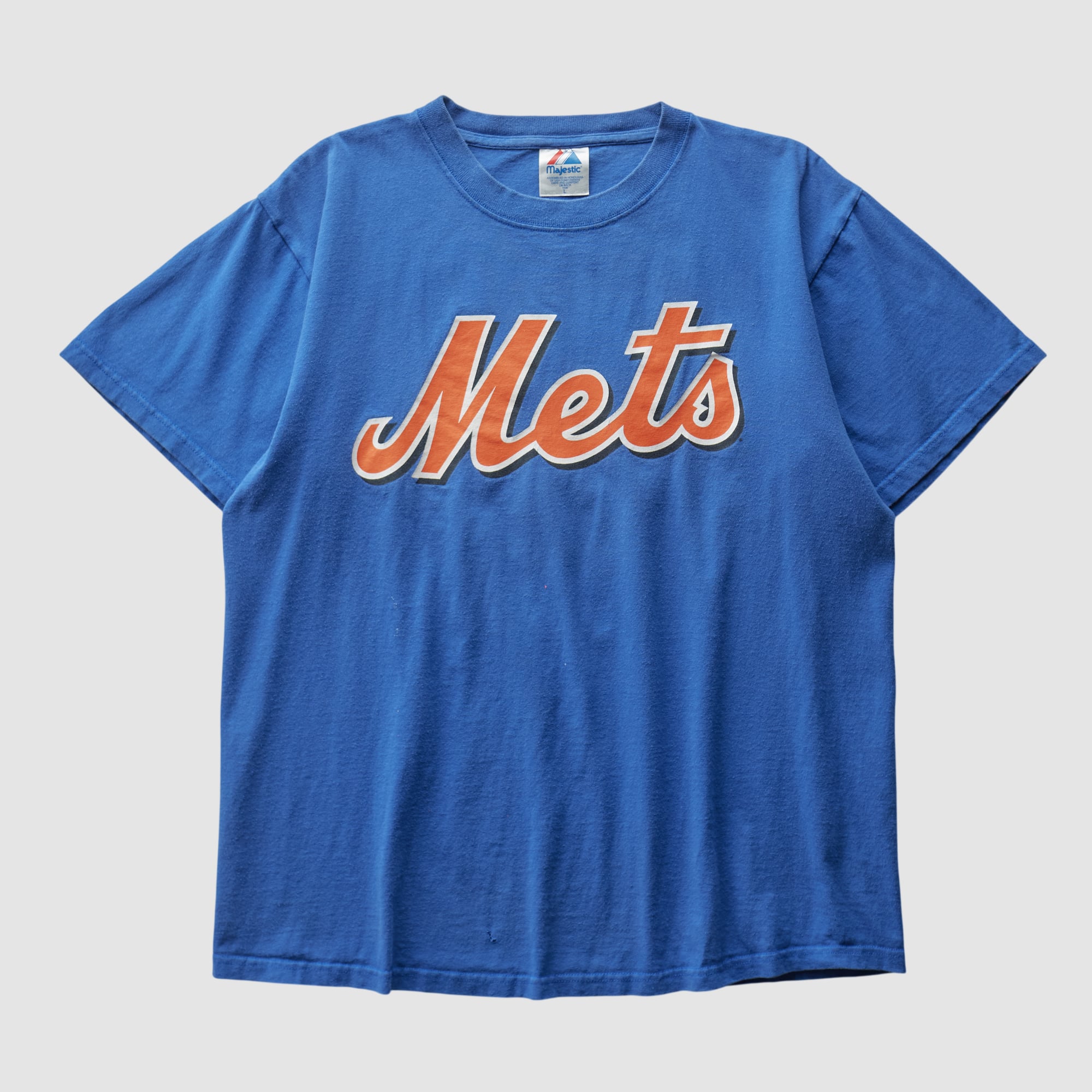 New York Mets Majestic 2000s T-shirt - Blue - M