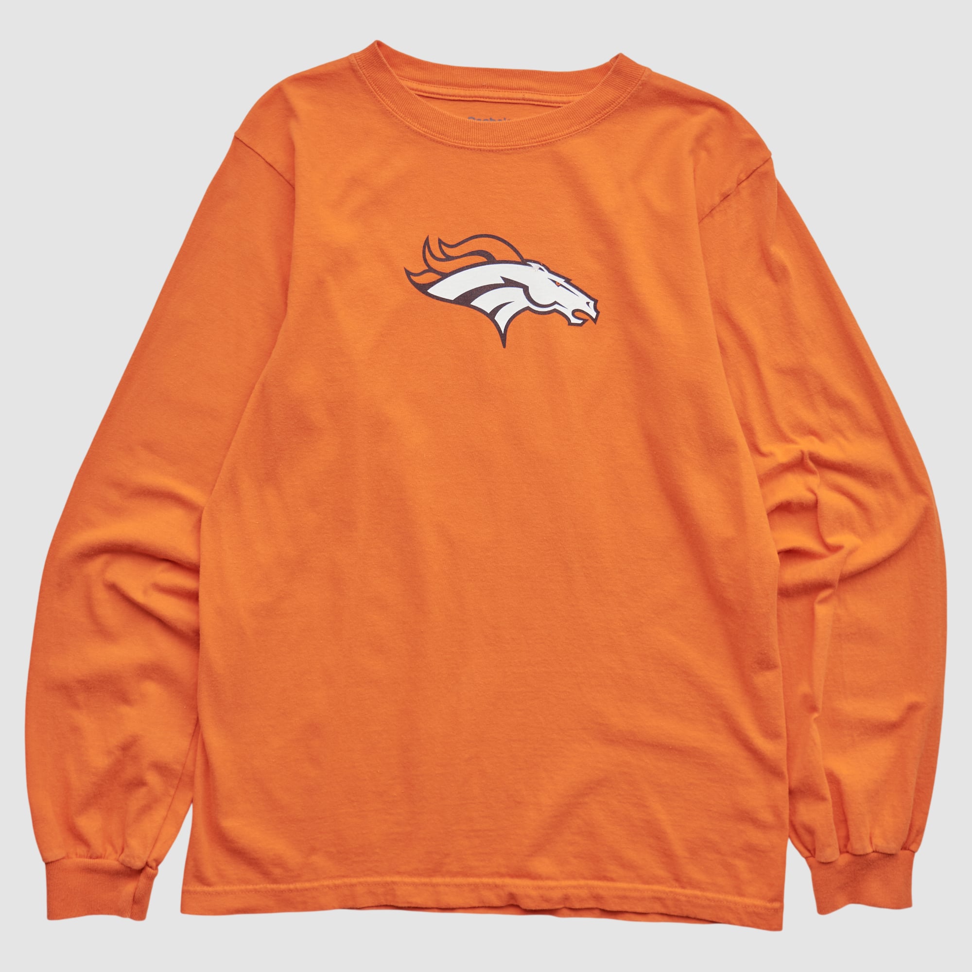 Denver Broncos Reebok 2000s Long Sleeve T-shirt - Orange - S