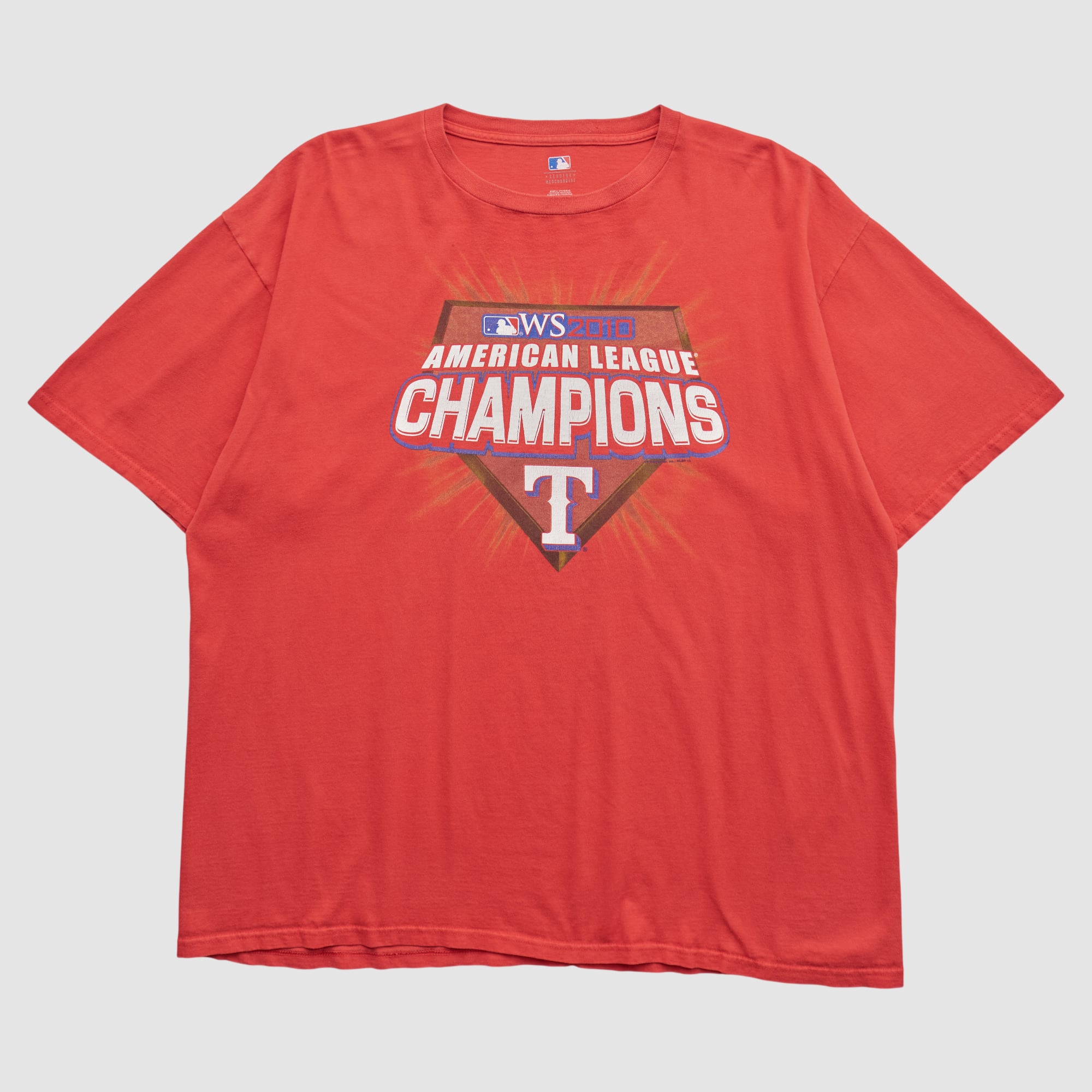 American League Champions Genuine Merchandise 2010 T-shirt - Red - 2XL