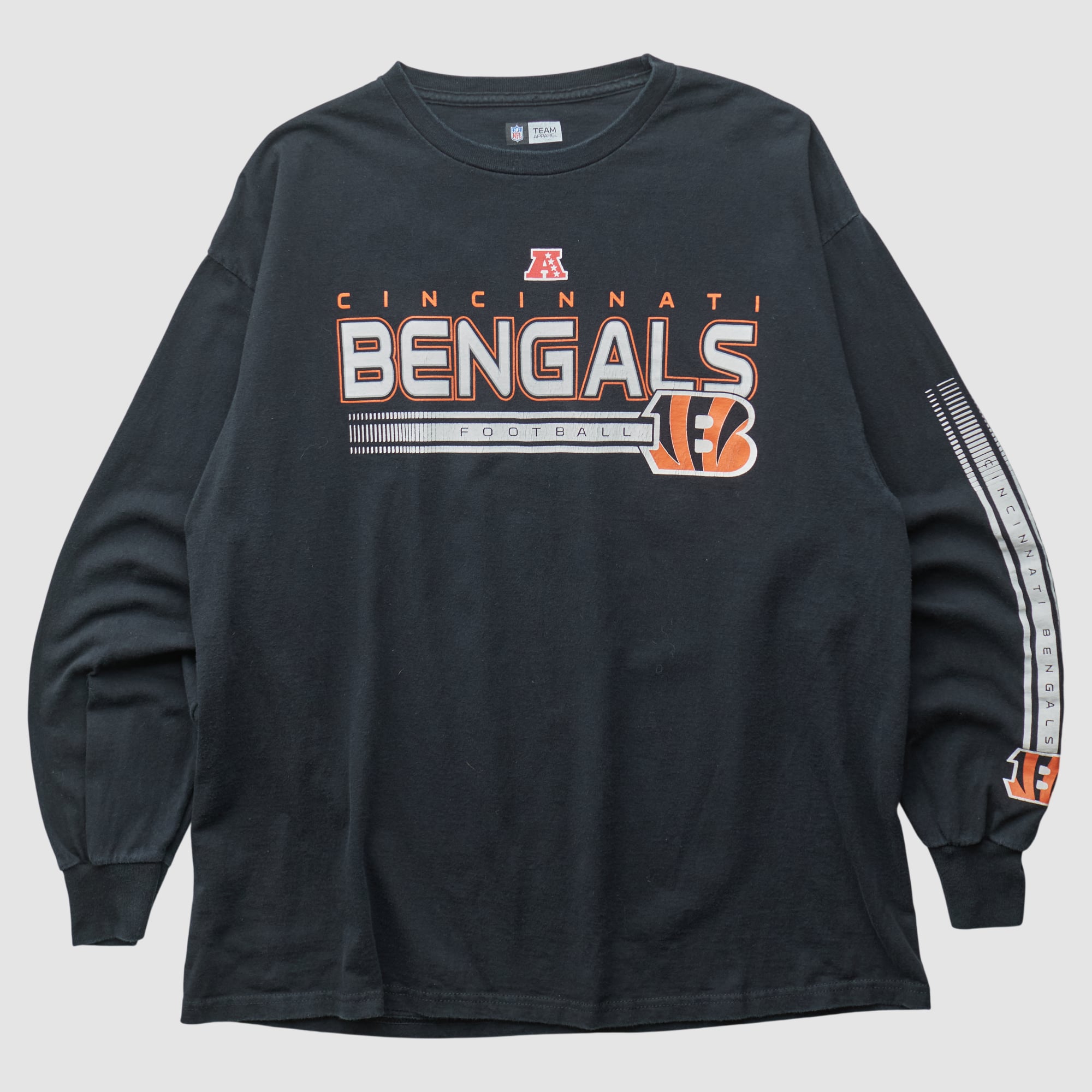 Cincinnati Bengals NFL 2010s Long Sleeve T-shirt - Black - L