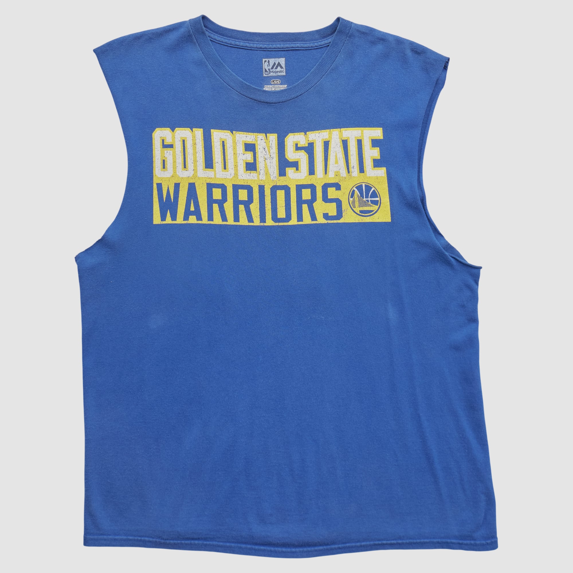 Golden State Warriors Majestic 2010s Tank - Blue - M