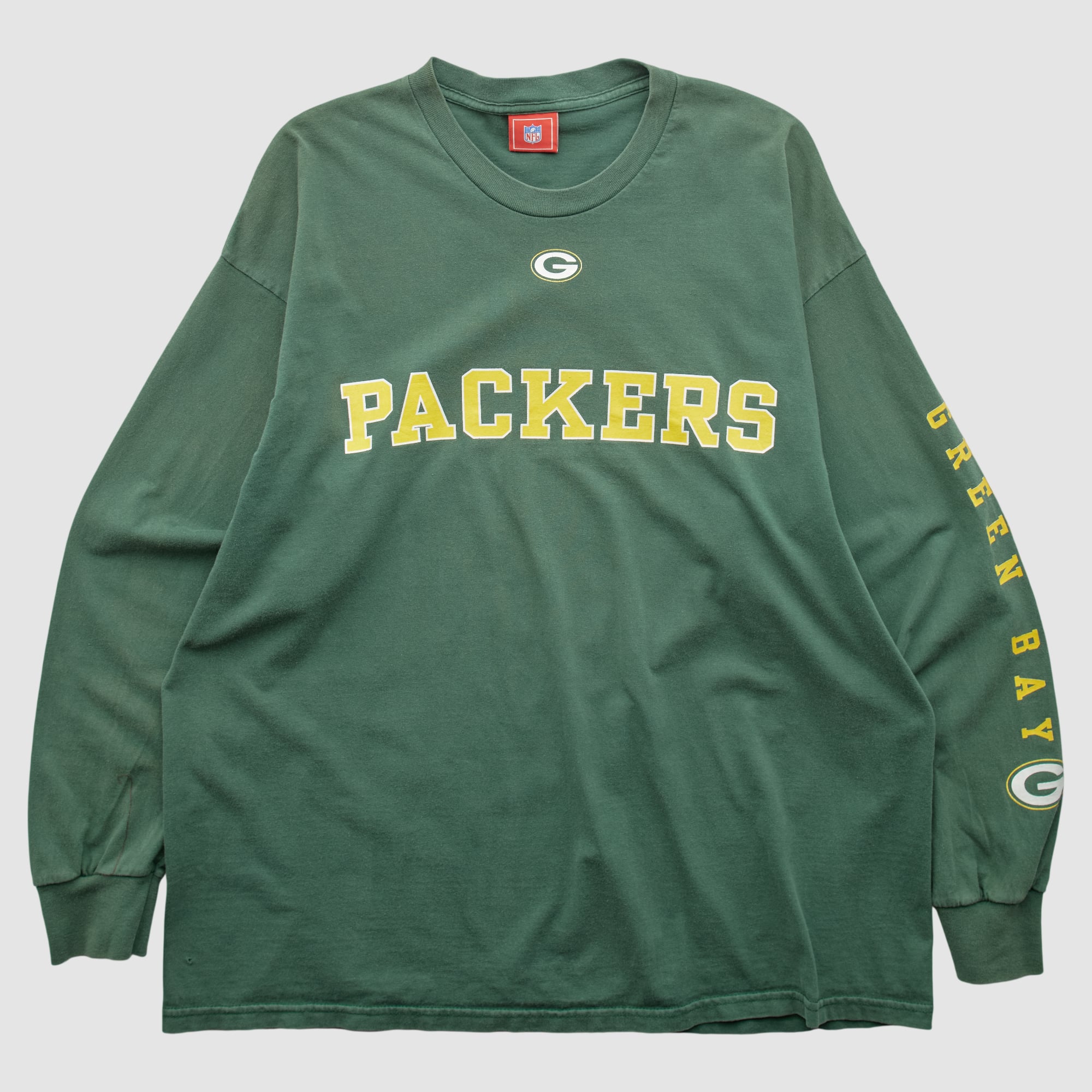 Green Bay Packers NFL 2000s Long Sleeve T-shirt - Green - 2XL