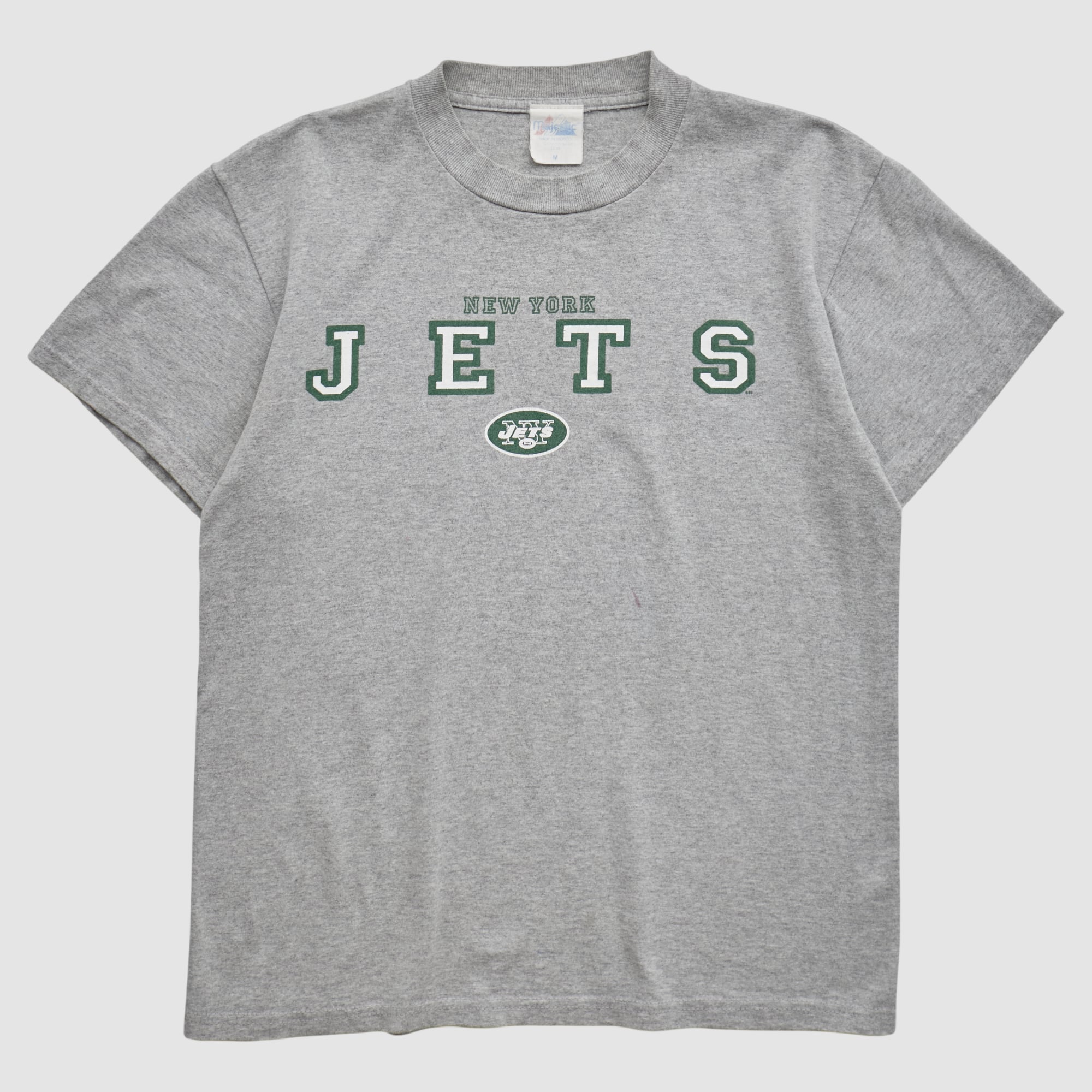 New York Jets Majestic 2000s T-shirt - Heather Gray - S