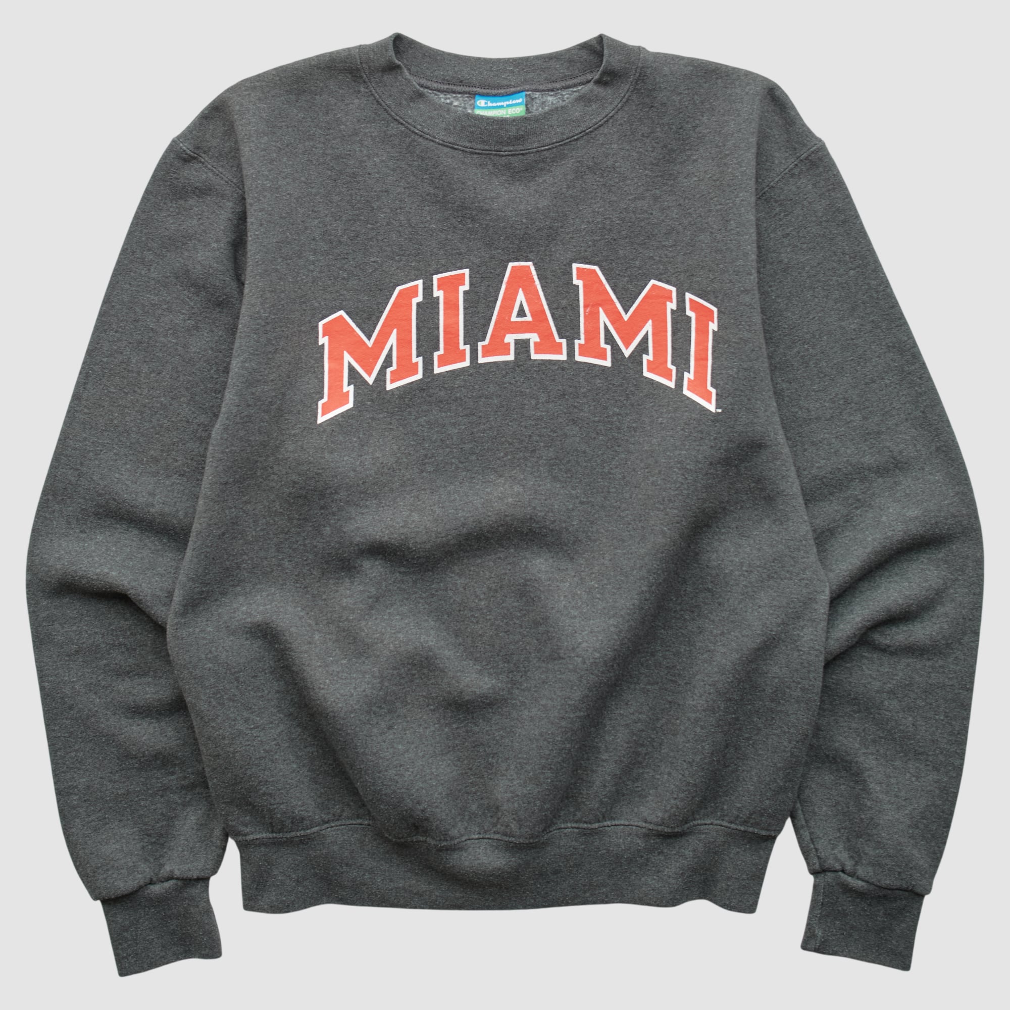 Miami University RedHawks Champion 2010s Pullover Sweatshirt - Charcoal - XS