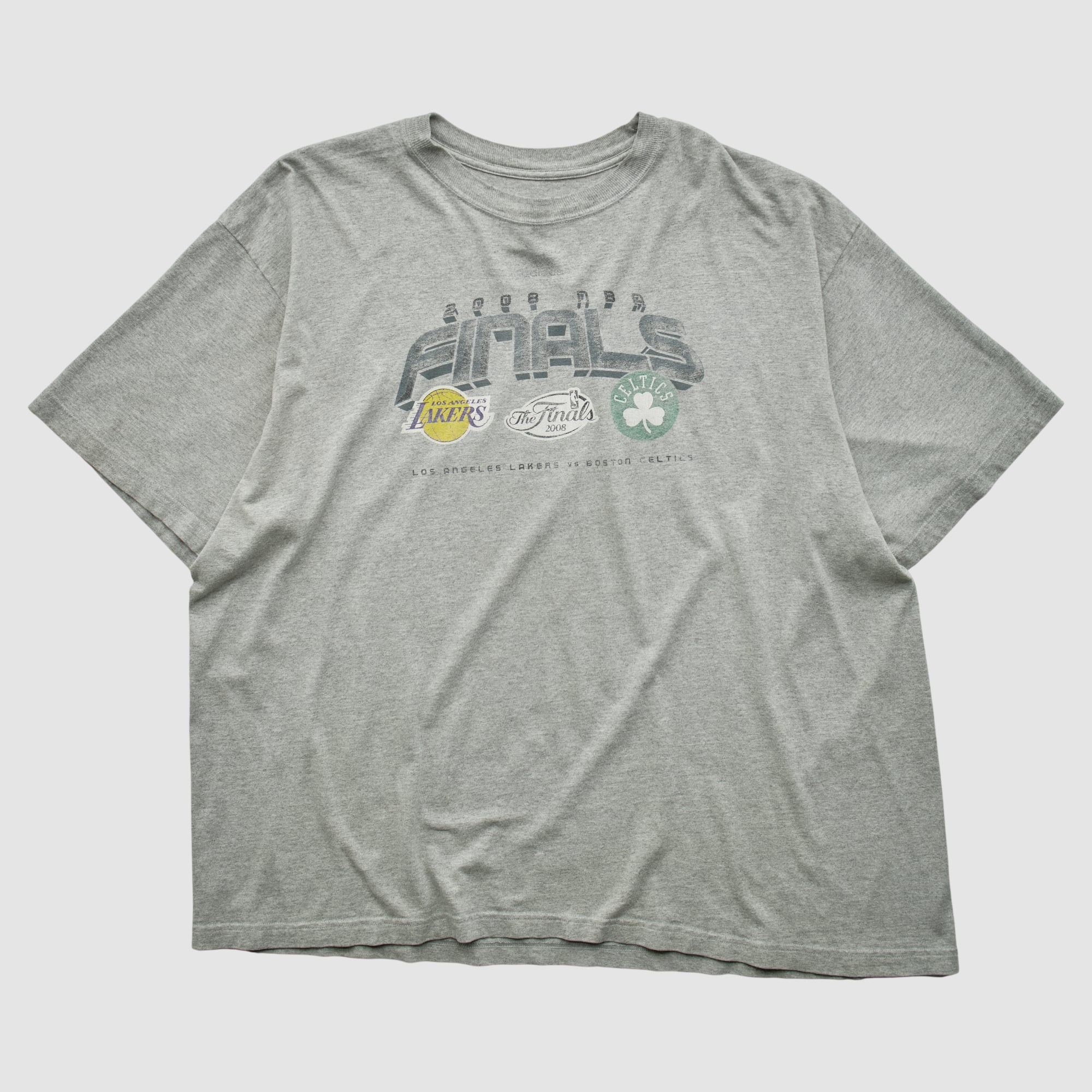 NBA Finals Adidas 2008 T-shirt - Heather Gray - 3XL