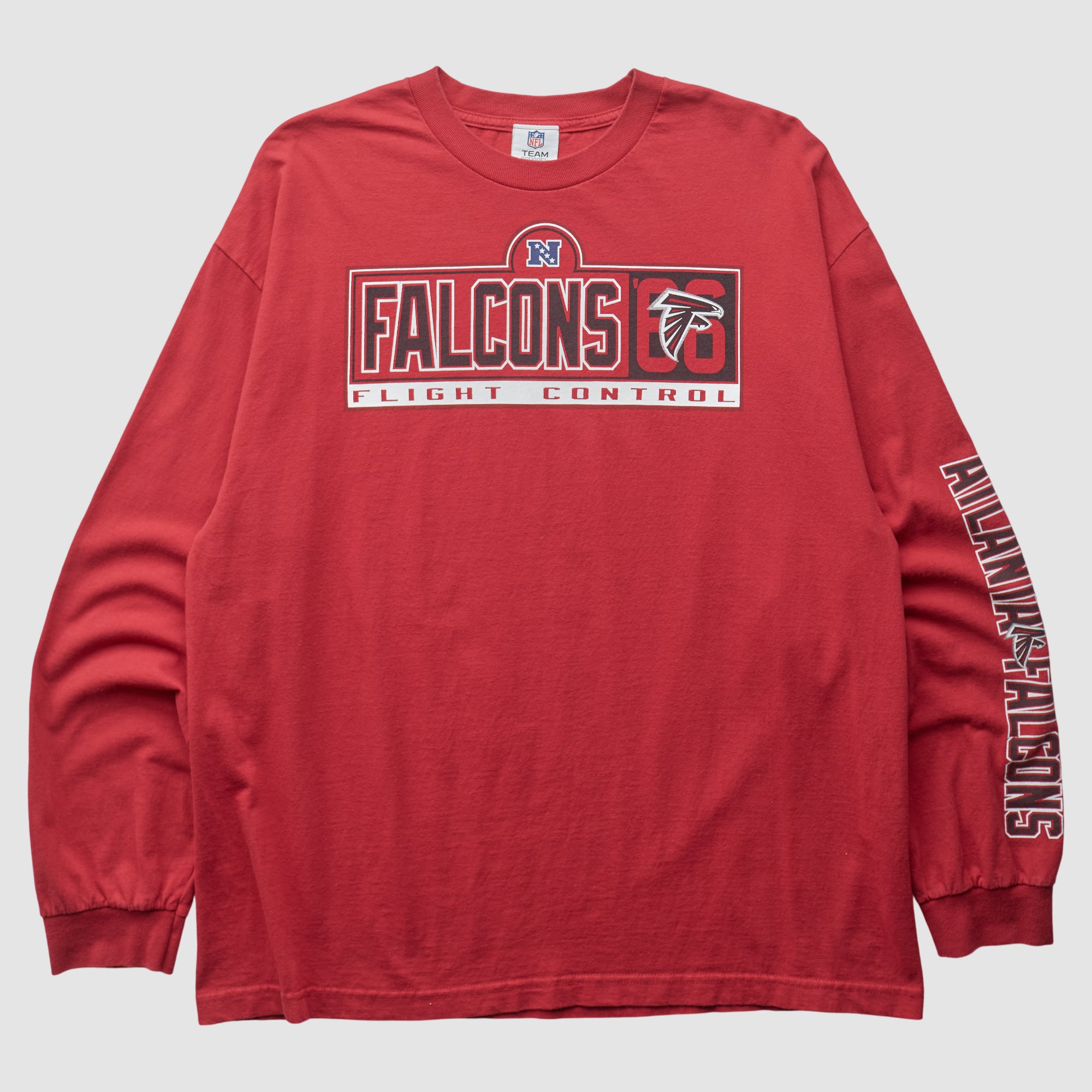 Atlanta Falcons NFL 2010s Long Sleeve T-shirt - Red - 2XL