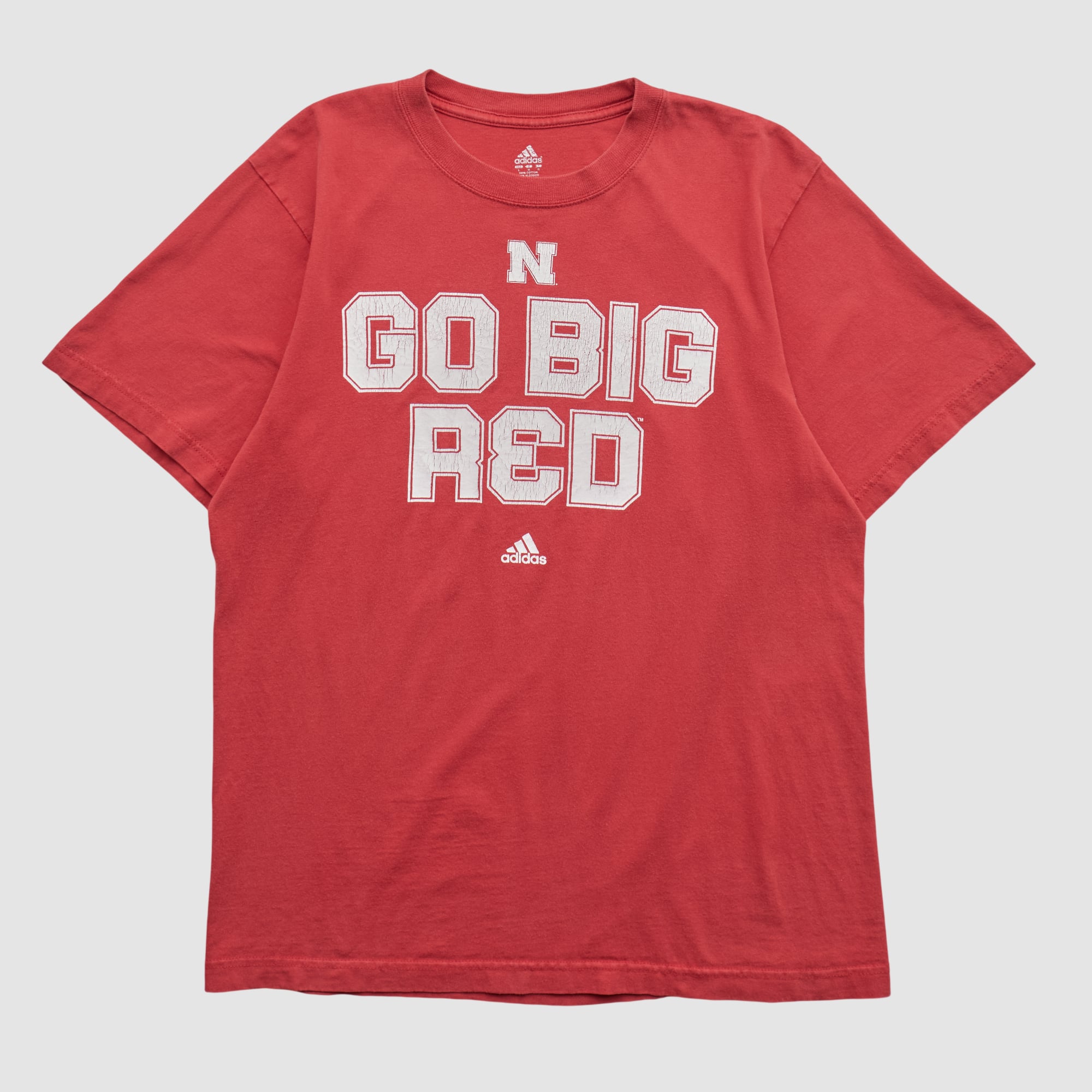 Nebraska Huskers Adidas 2010s T-shirt - Red - M
