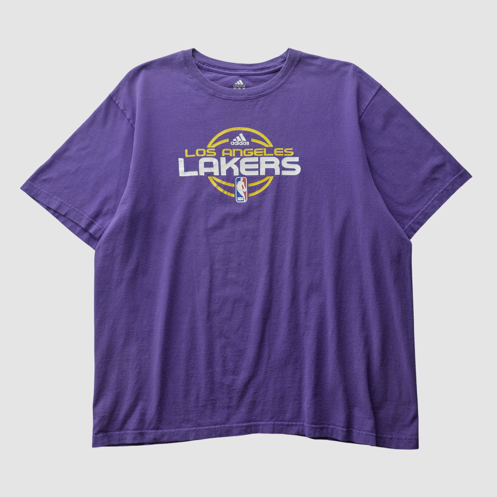 Los Angeles Lakers Adidas 2010s T-shirt - Purple - 2XL