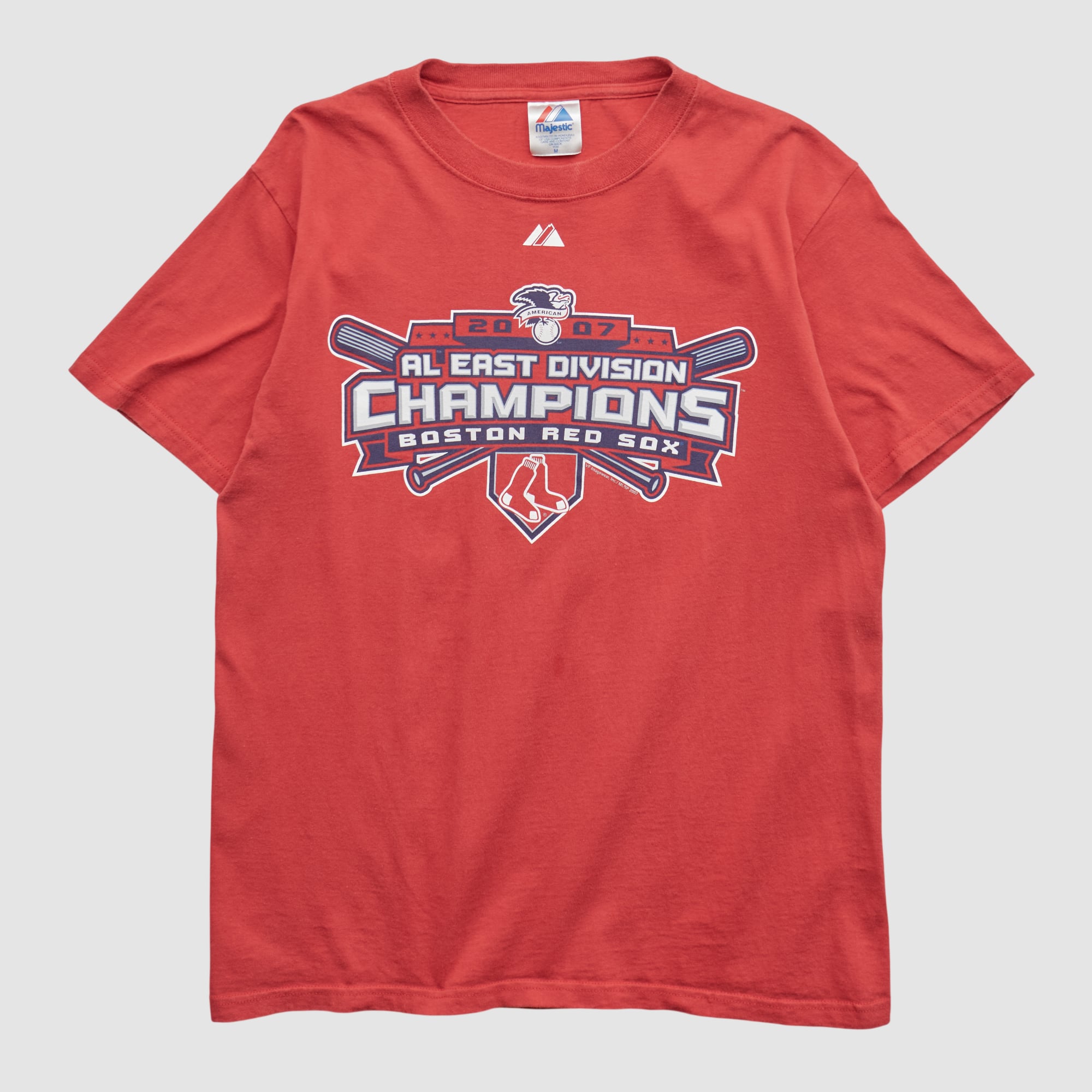AL East Divison Majestic 2007 T-shirt - Red - S