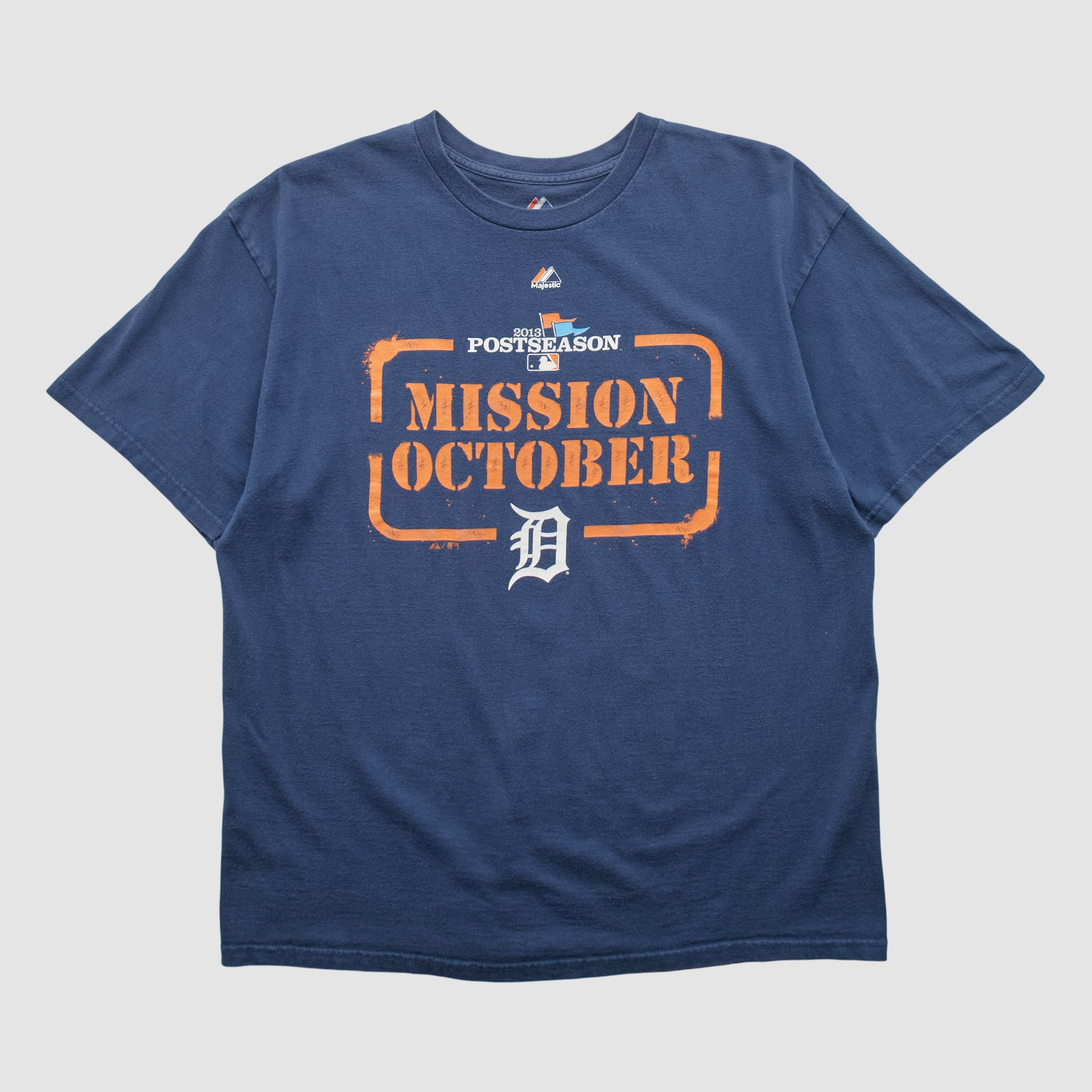 Detroit Tigers Majestic 2013 T-shirt - Navy - M