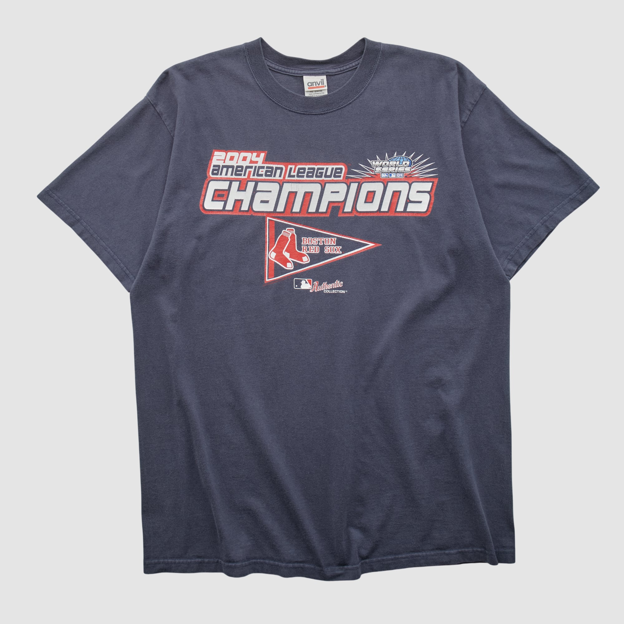 Boston Red Sox Anvil 2004 T-shirt - Navy - S