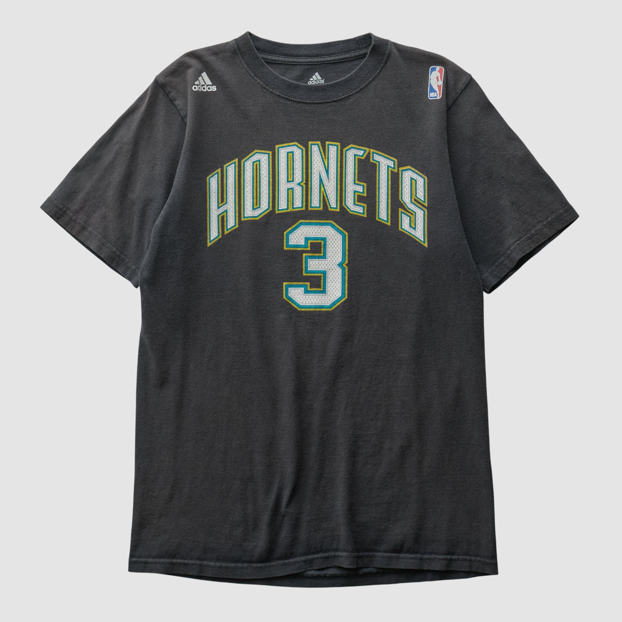 New Orleans Hornets Adidas 2010s T-shirt - Black - S