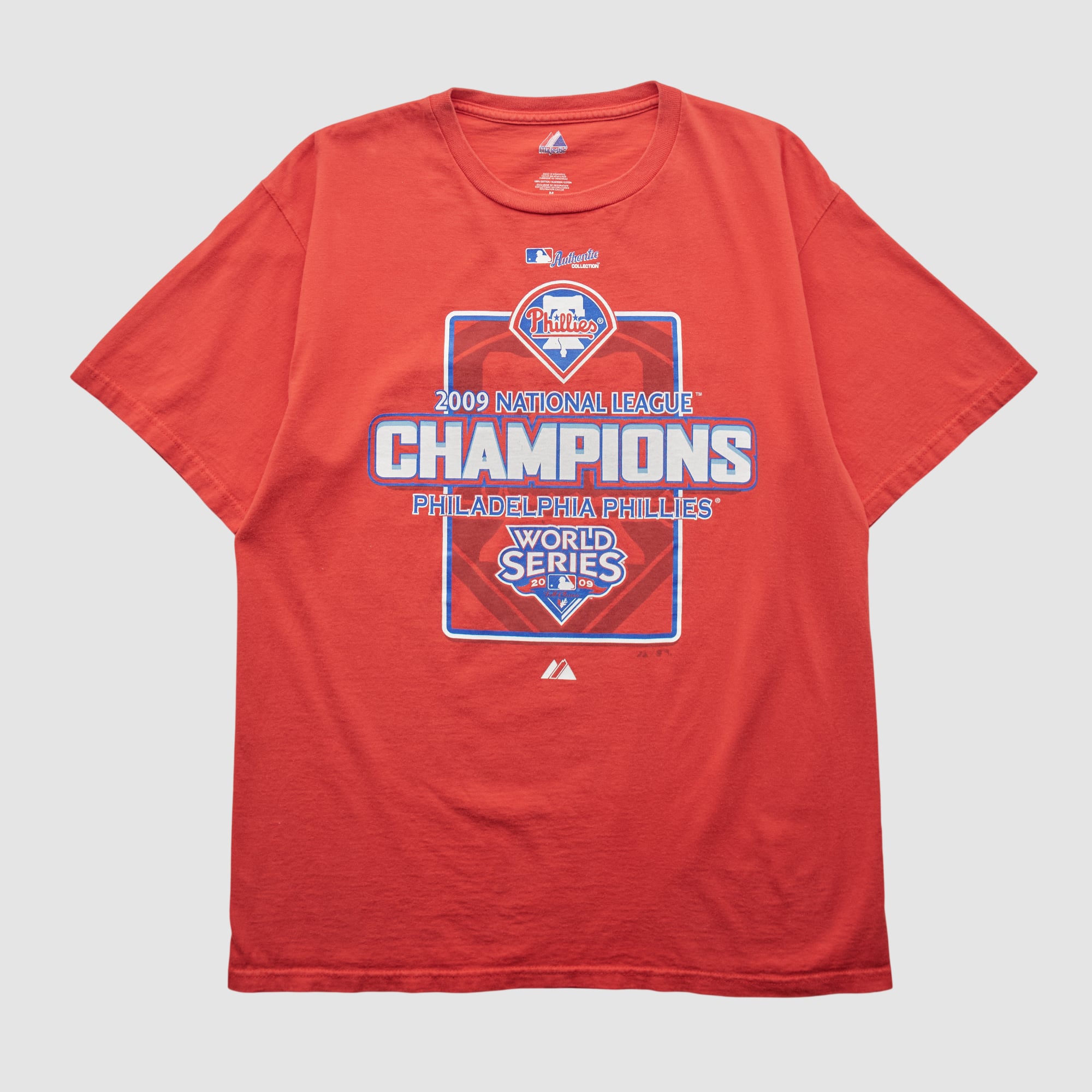 World Series Champions Majestic 2009 T-shirt - Red - S
