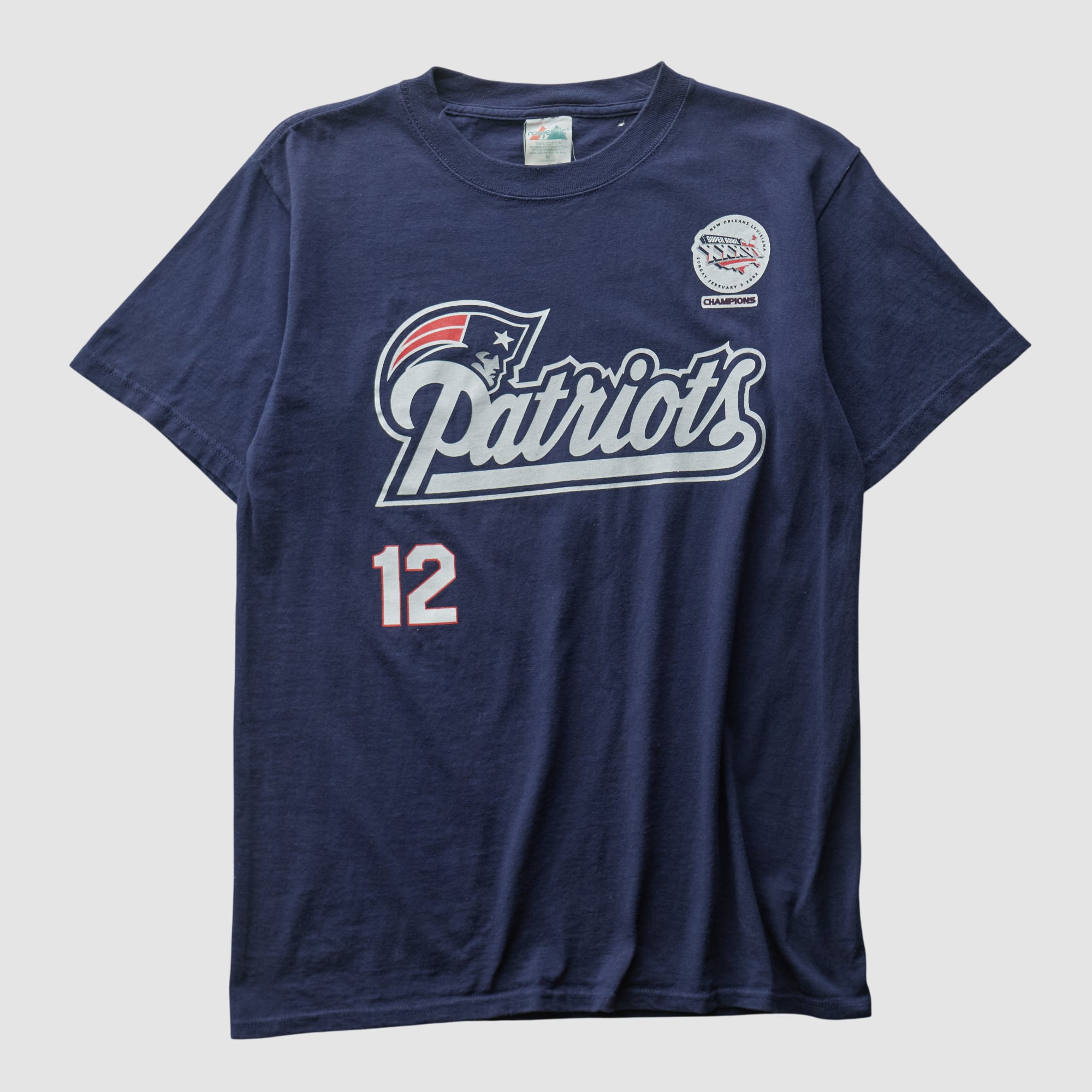 New England Patriots 2000s T-shirt - Navy - S