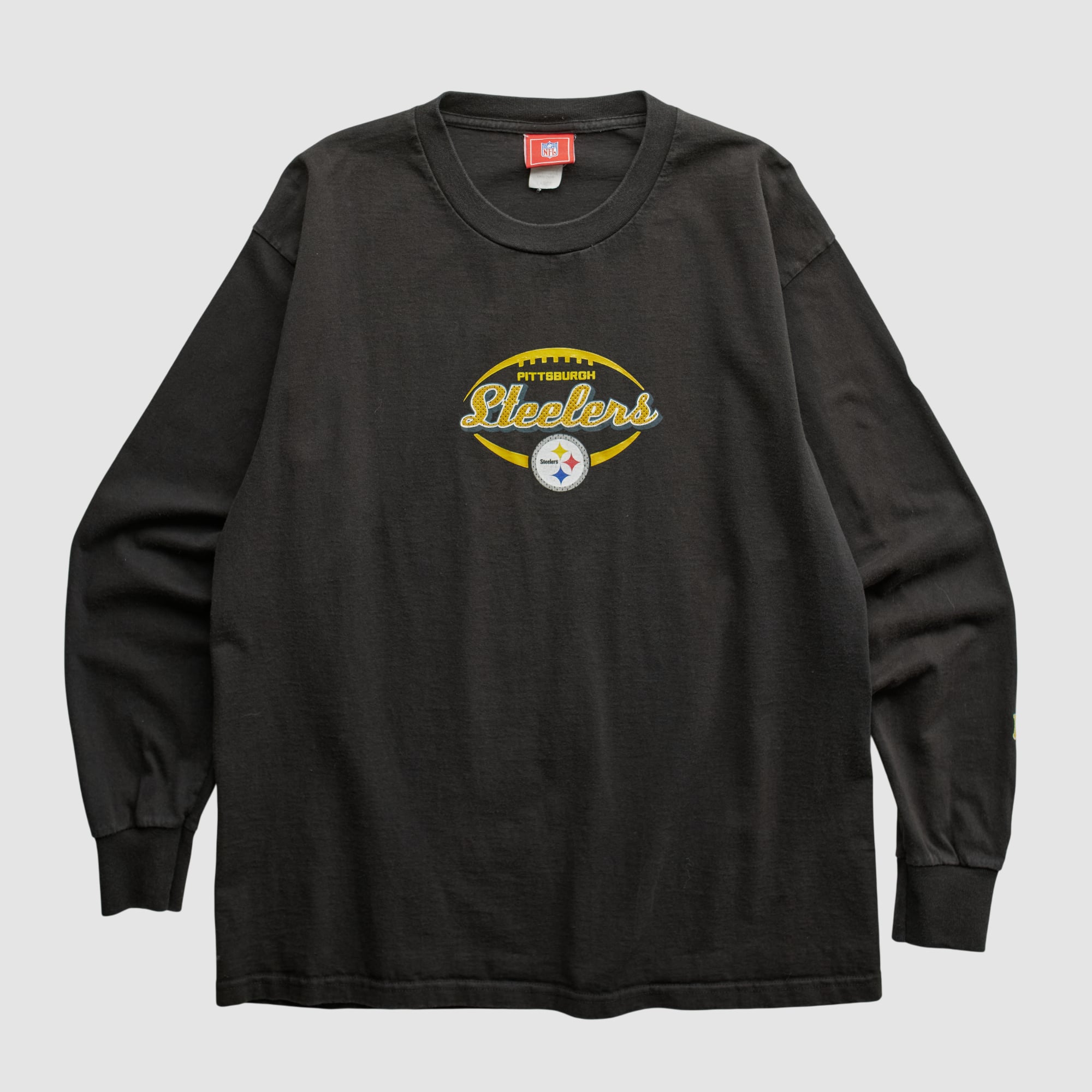 Pittsburgh Steelers NFL 2000s Long Sleeve T-shirt - Black - M