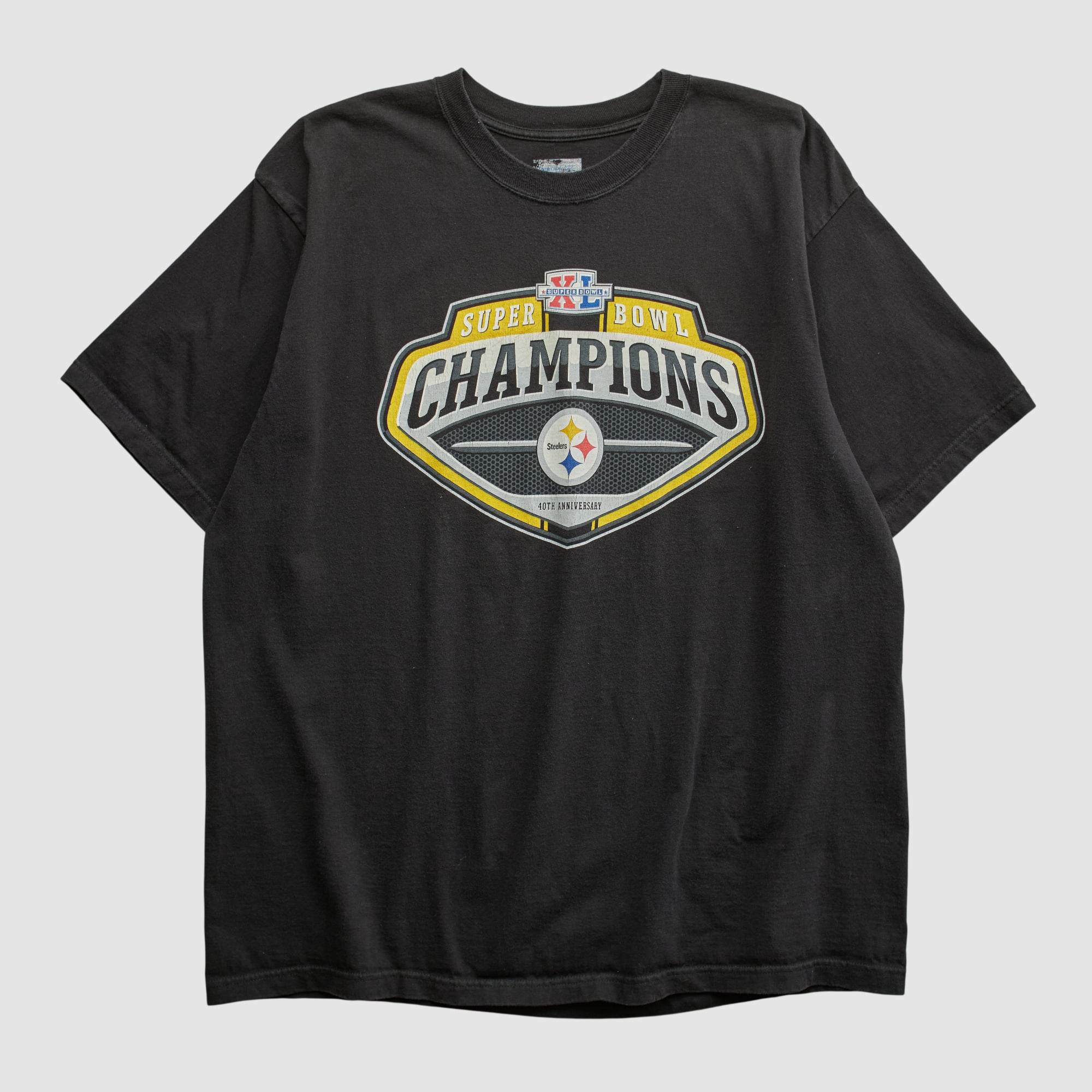 Super Bowl XL Champions 2006 T-shirt - Black - L
