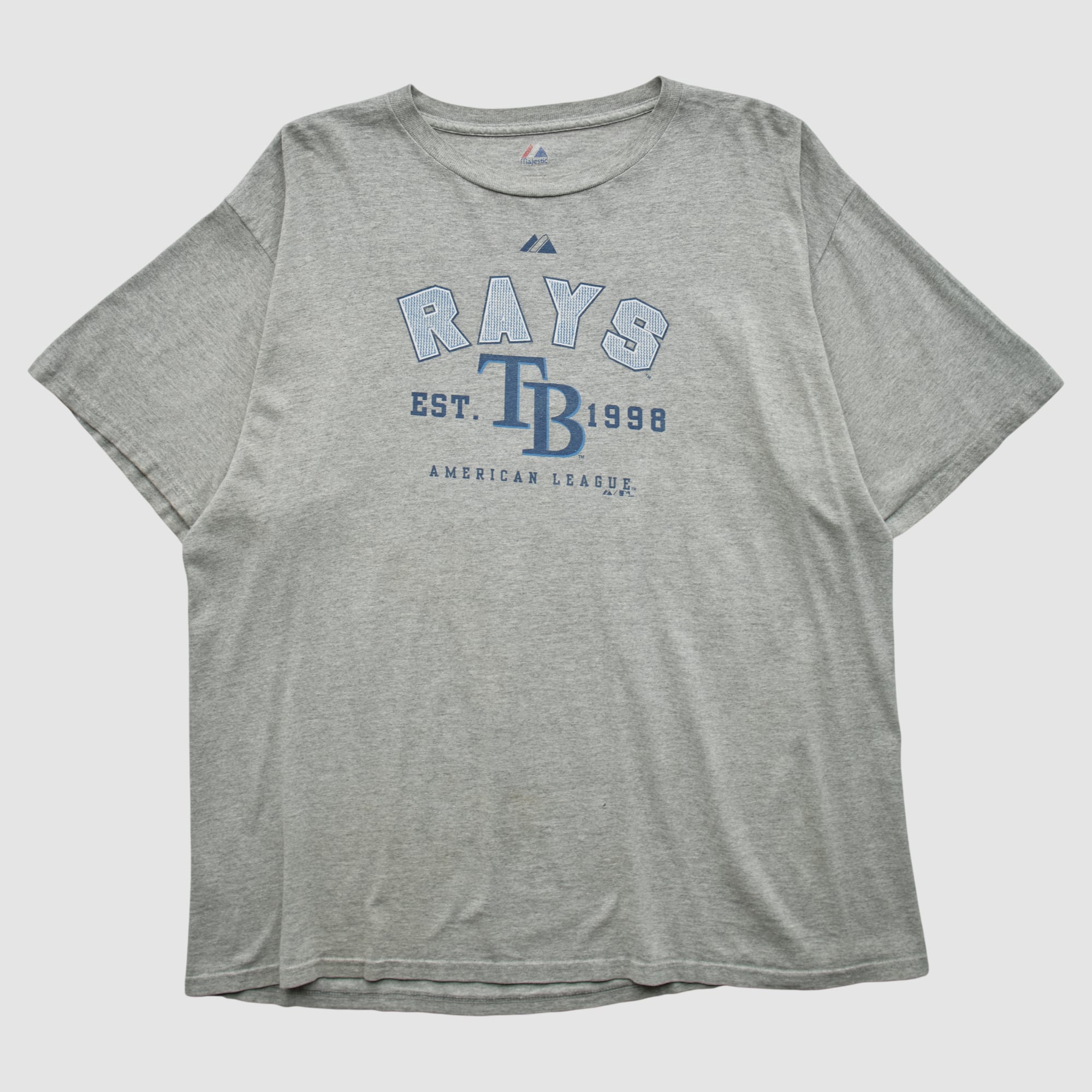 Tampa Bay Rays Majestic 2010s T-shirt - Gray - XL