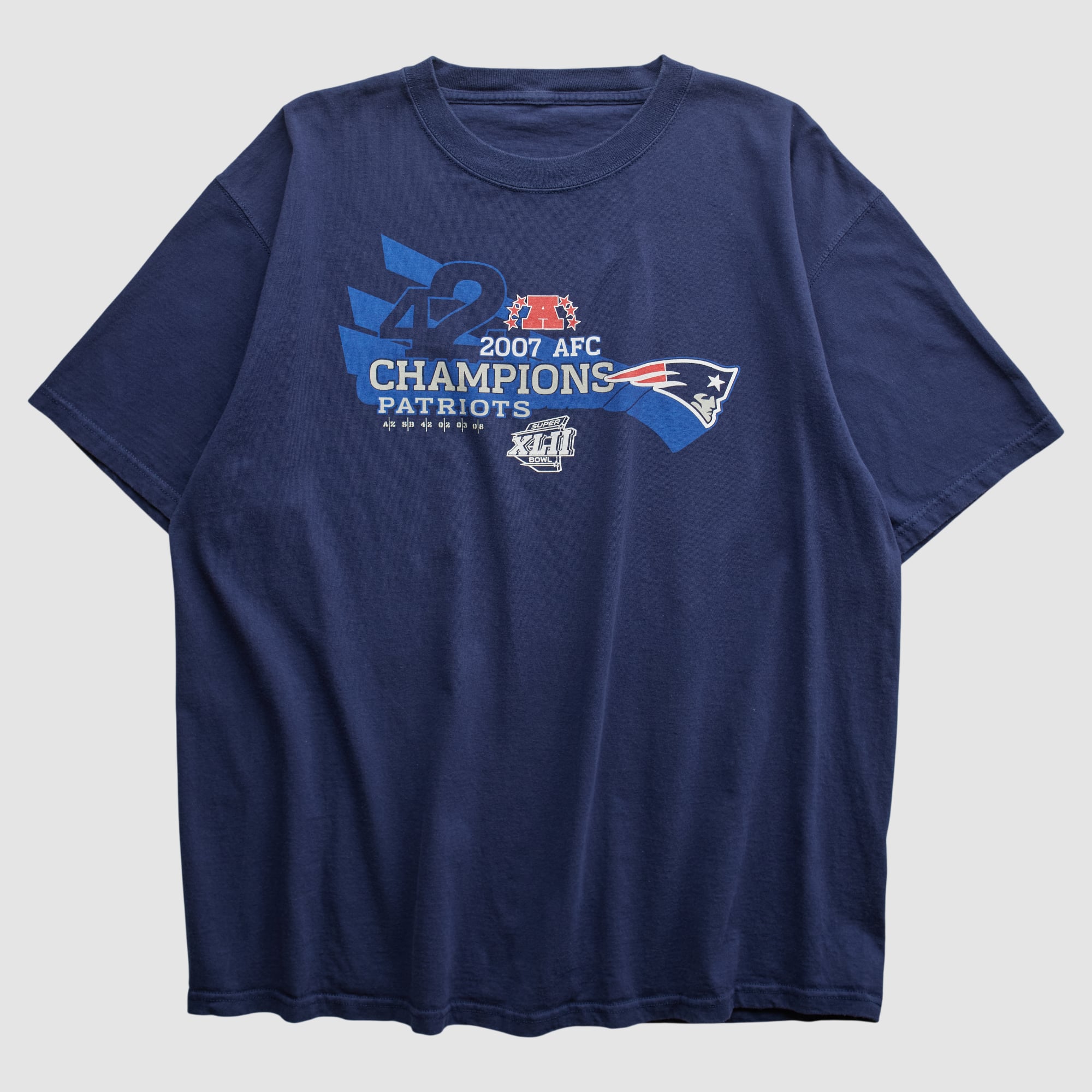 Super Bowl XLII 2007 T-shirt - Navy - L