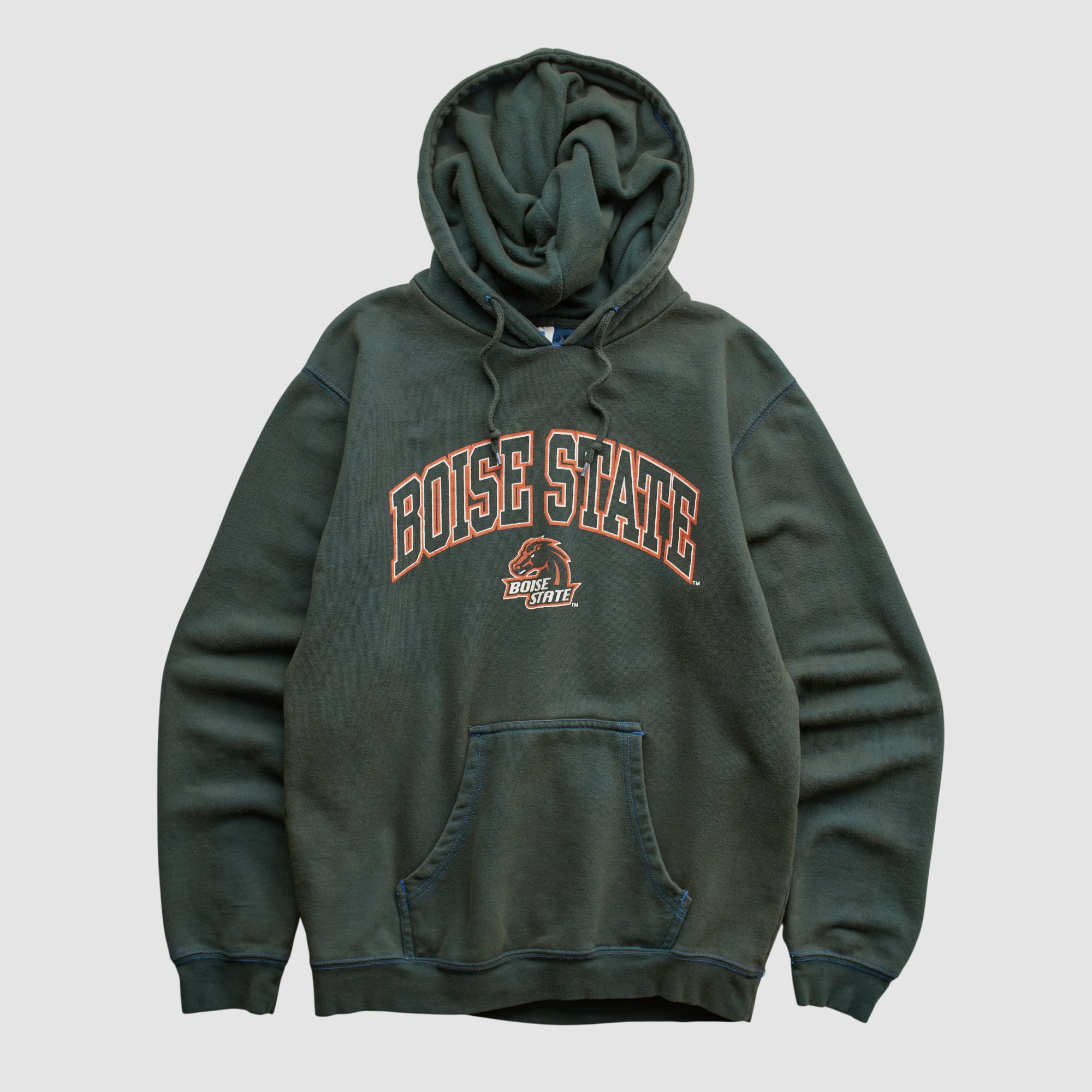 Boise State Broncos NCAA 2010s Hooded Pullover Sweatshirt - Green - XS