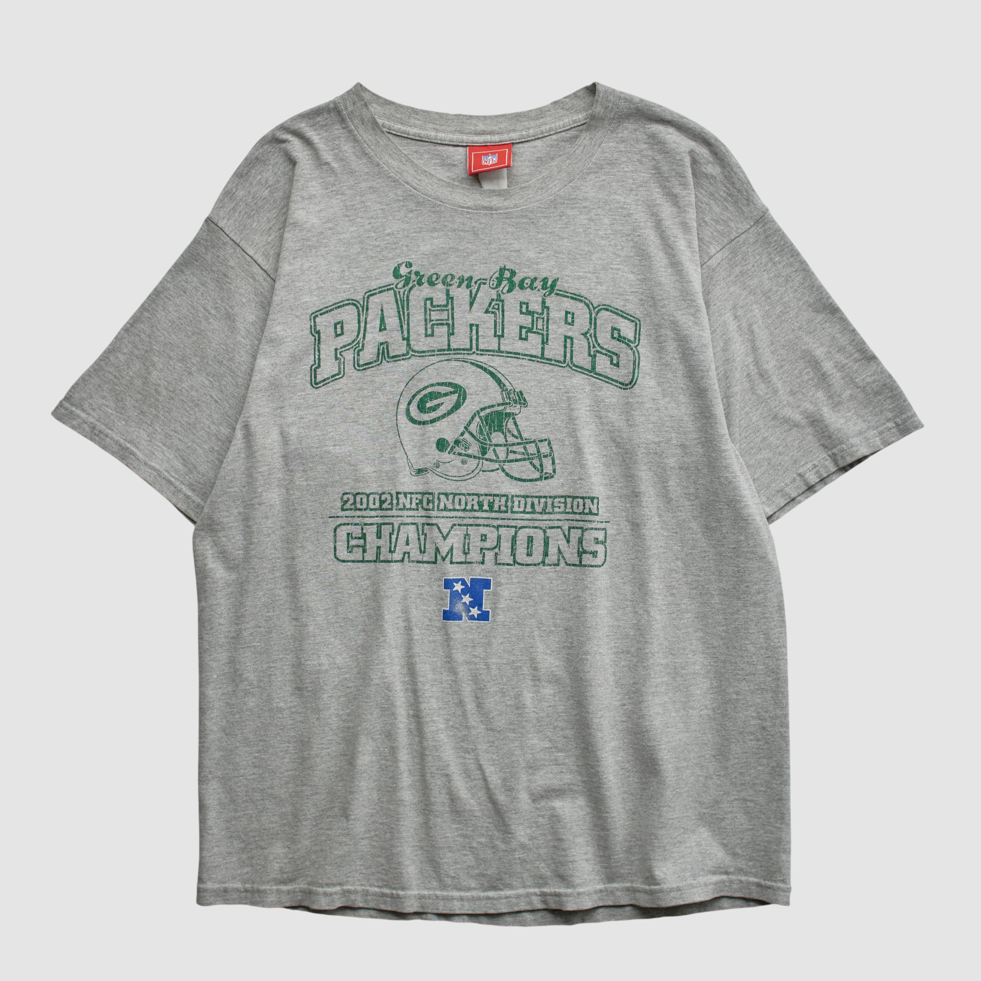 Green Bay Packers NFL 2002 T-shirt - Heather Gray - M