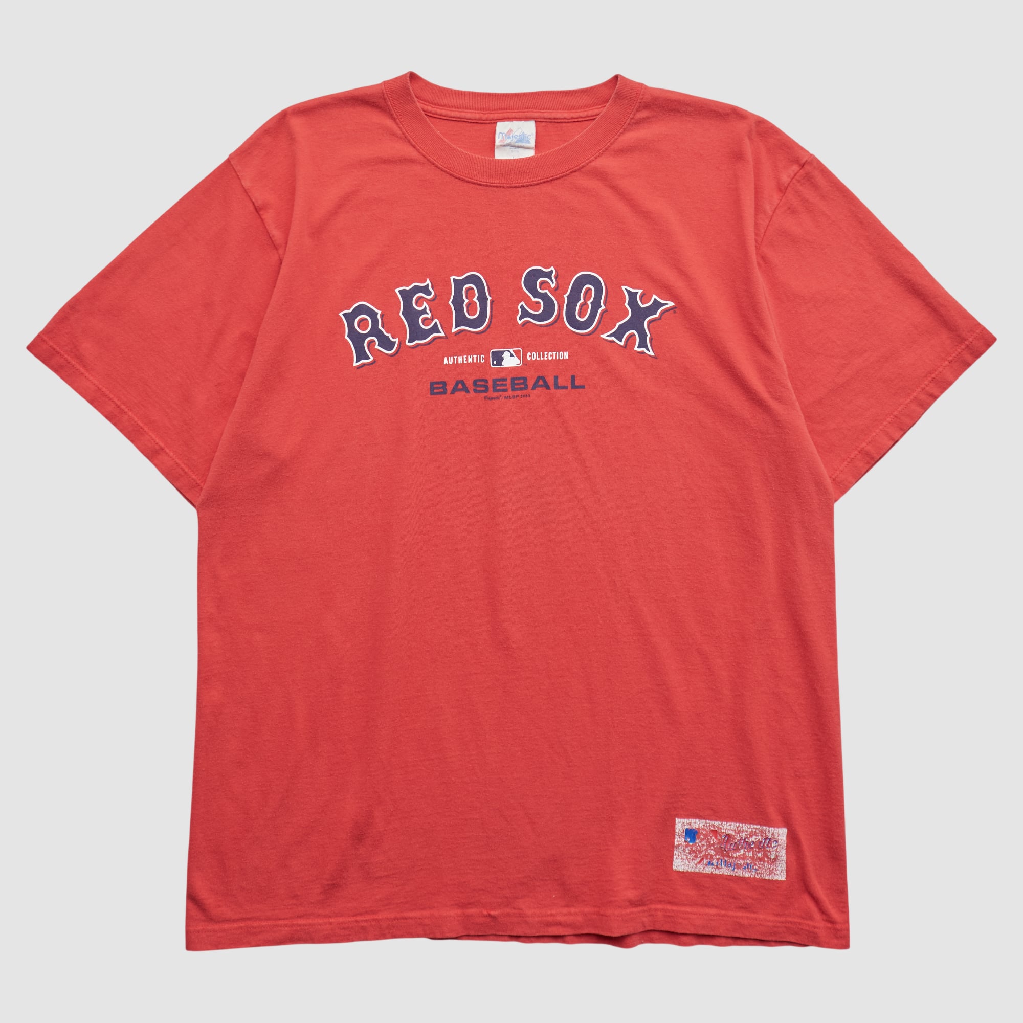 Boston Red Sox Majestic 2000s T-shirt - Red - L