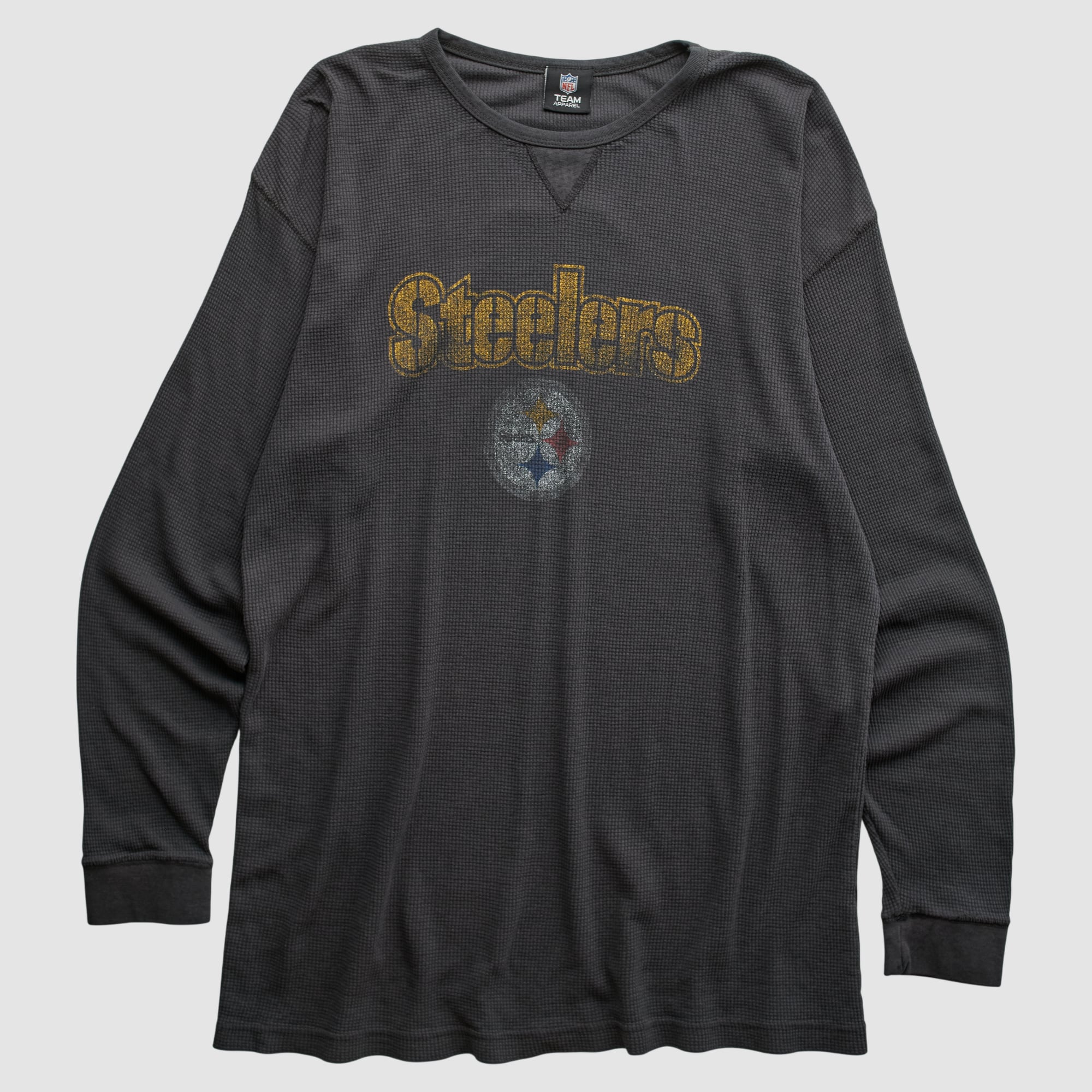 Pittsburgh Steelers NFL 2010s Long Sleeve T-shirt - Charcoal - XL