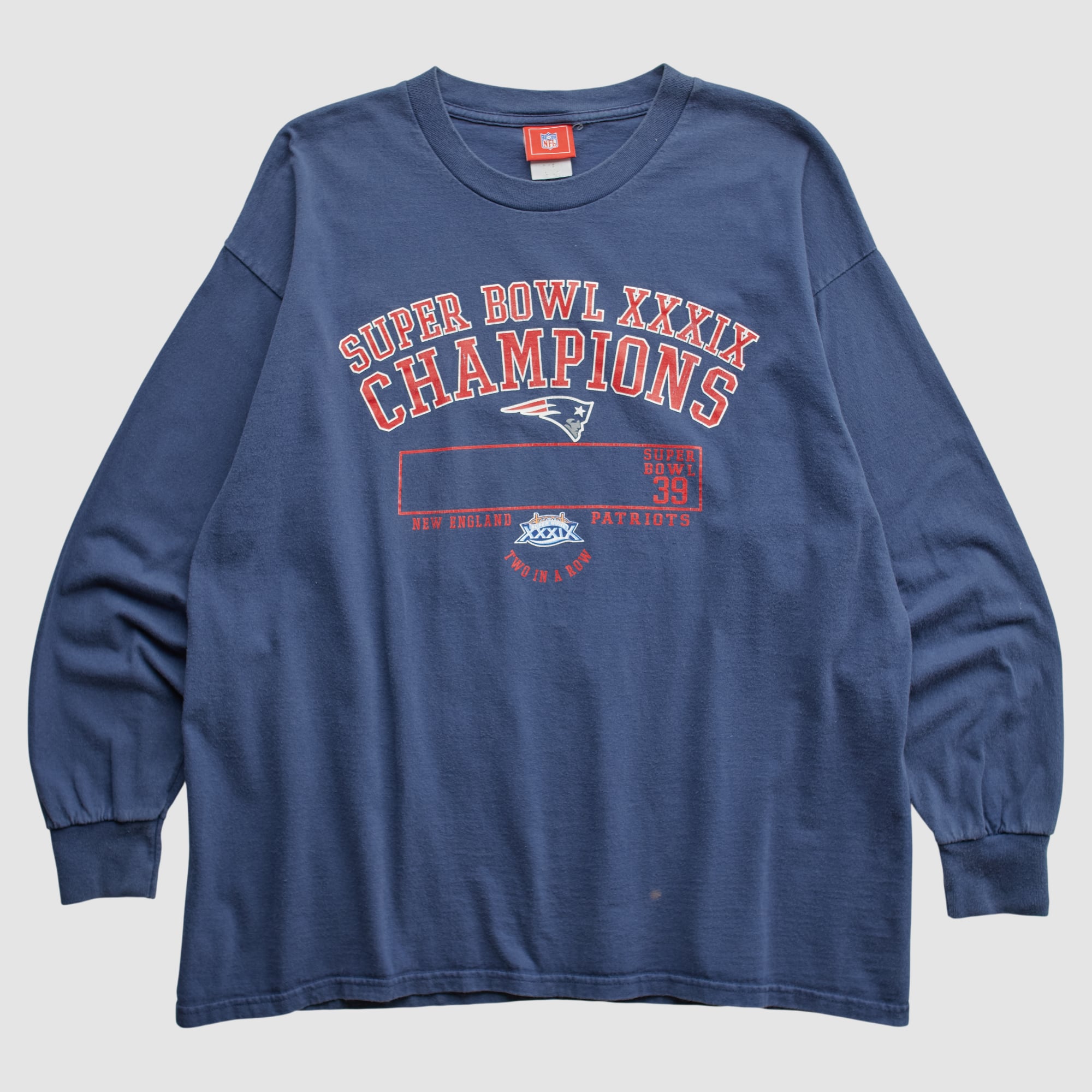 Super Bowl NFL 2000s Long Sleeve T-shirt - Navy - L