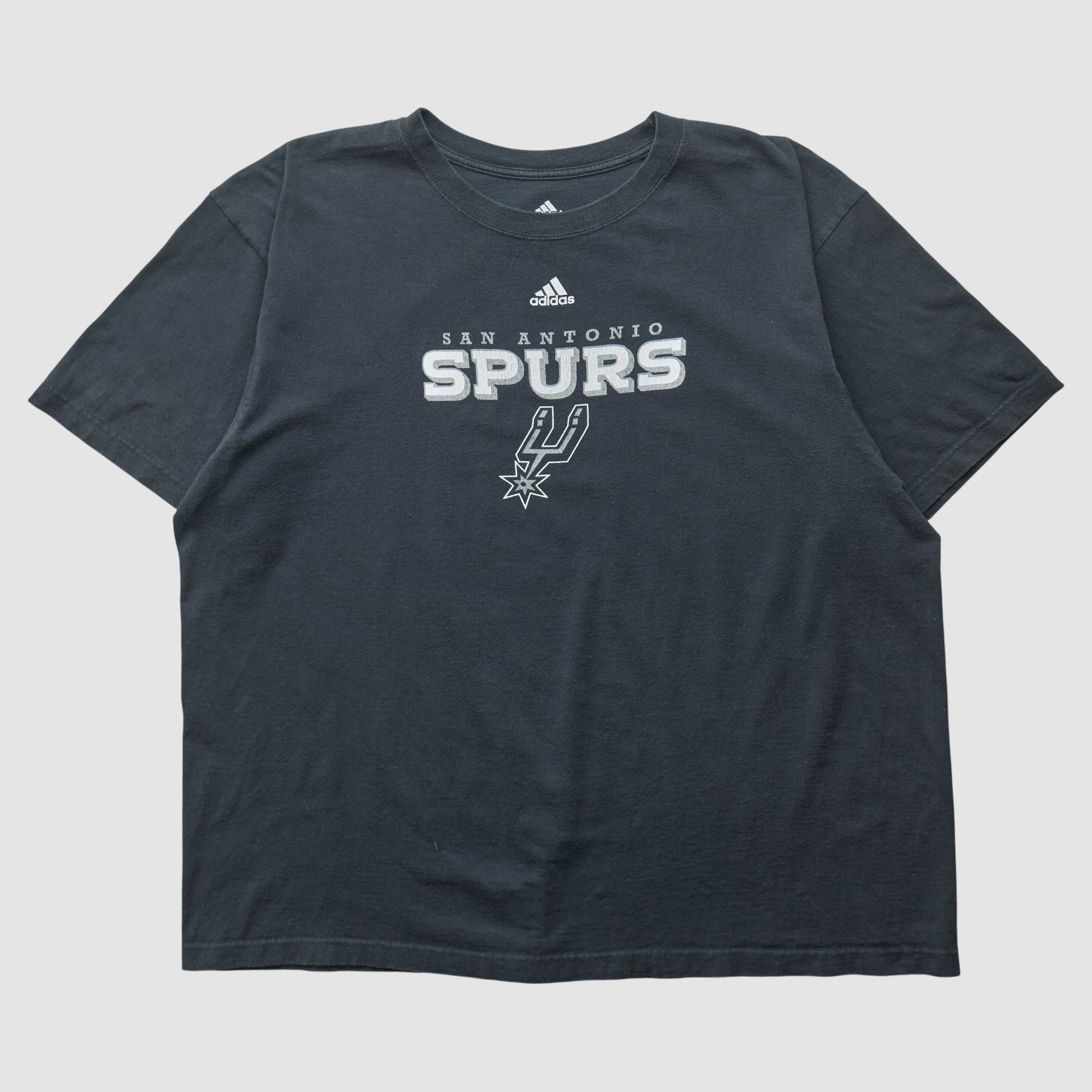 San Antonio Spurs Adidas 2010s T-shirt - Black - 2XL