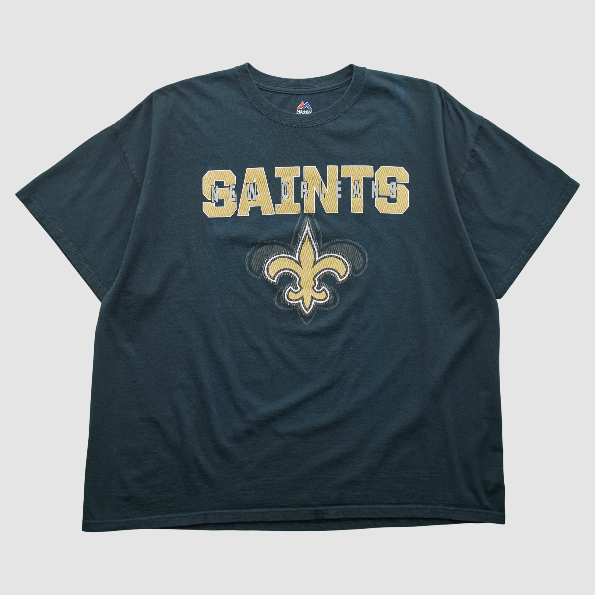 New Orleans Saints Majestic 2010s T-shirt - Navy - 2XL