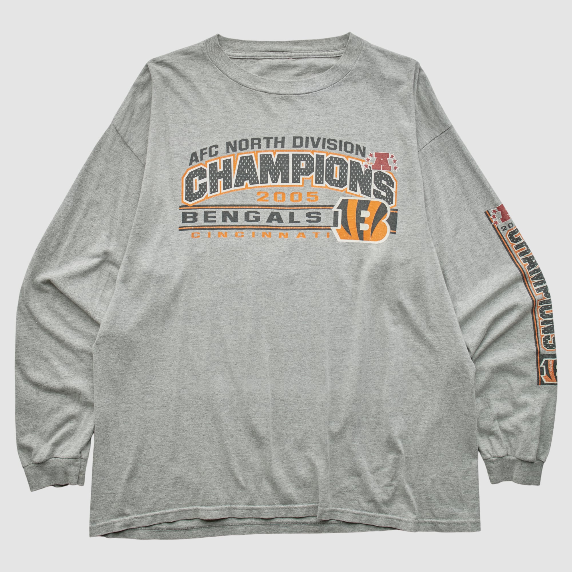 Cincinnati Bengals 2005 Long Sleeve T-shirt - Gray - XL