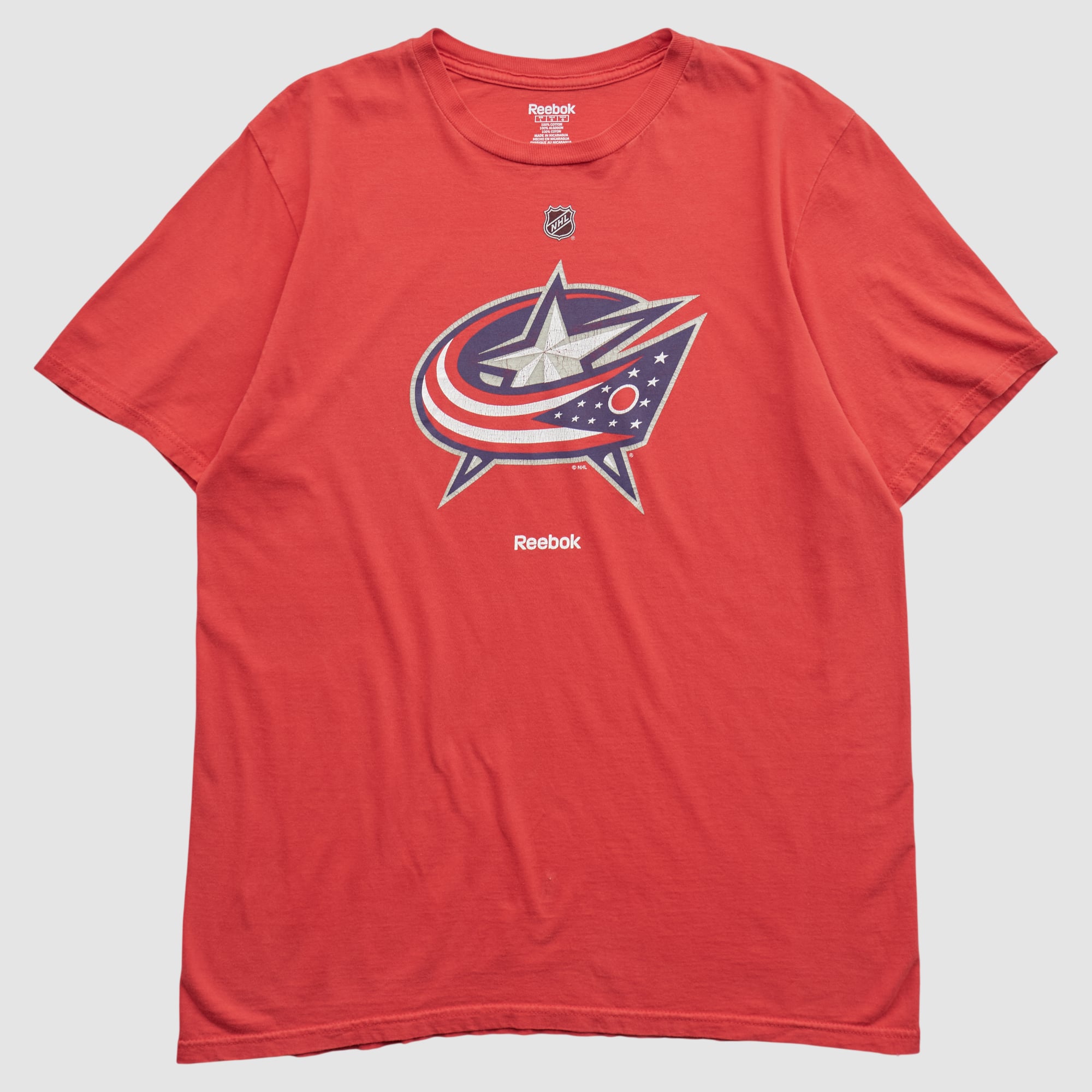 Columbus Blue Jackets Reebok 2010s T-shirt - Red - M